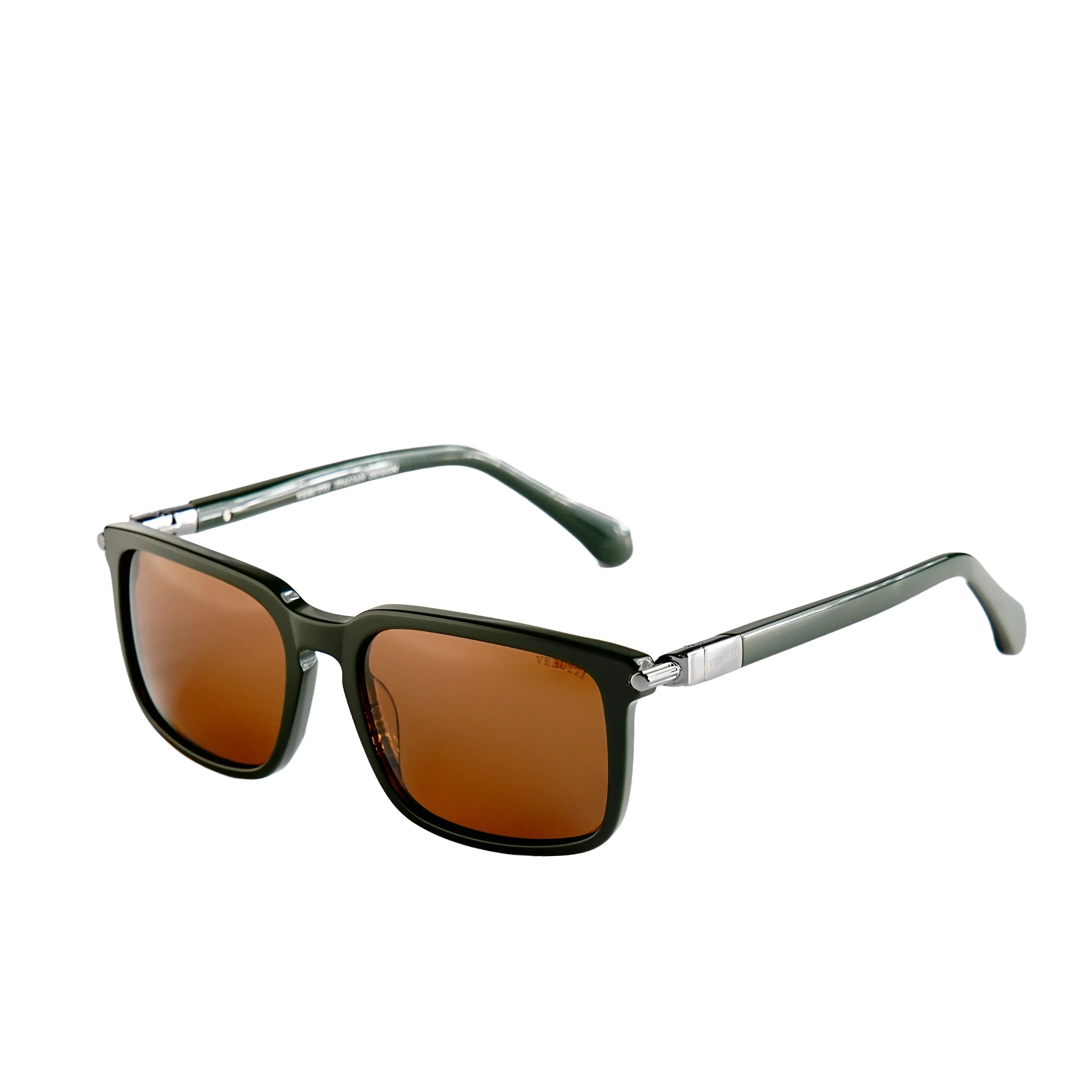 Unisex Luxury Sunglasses – Verutti AT8957-CO.04 Brown Lenses