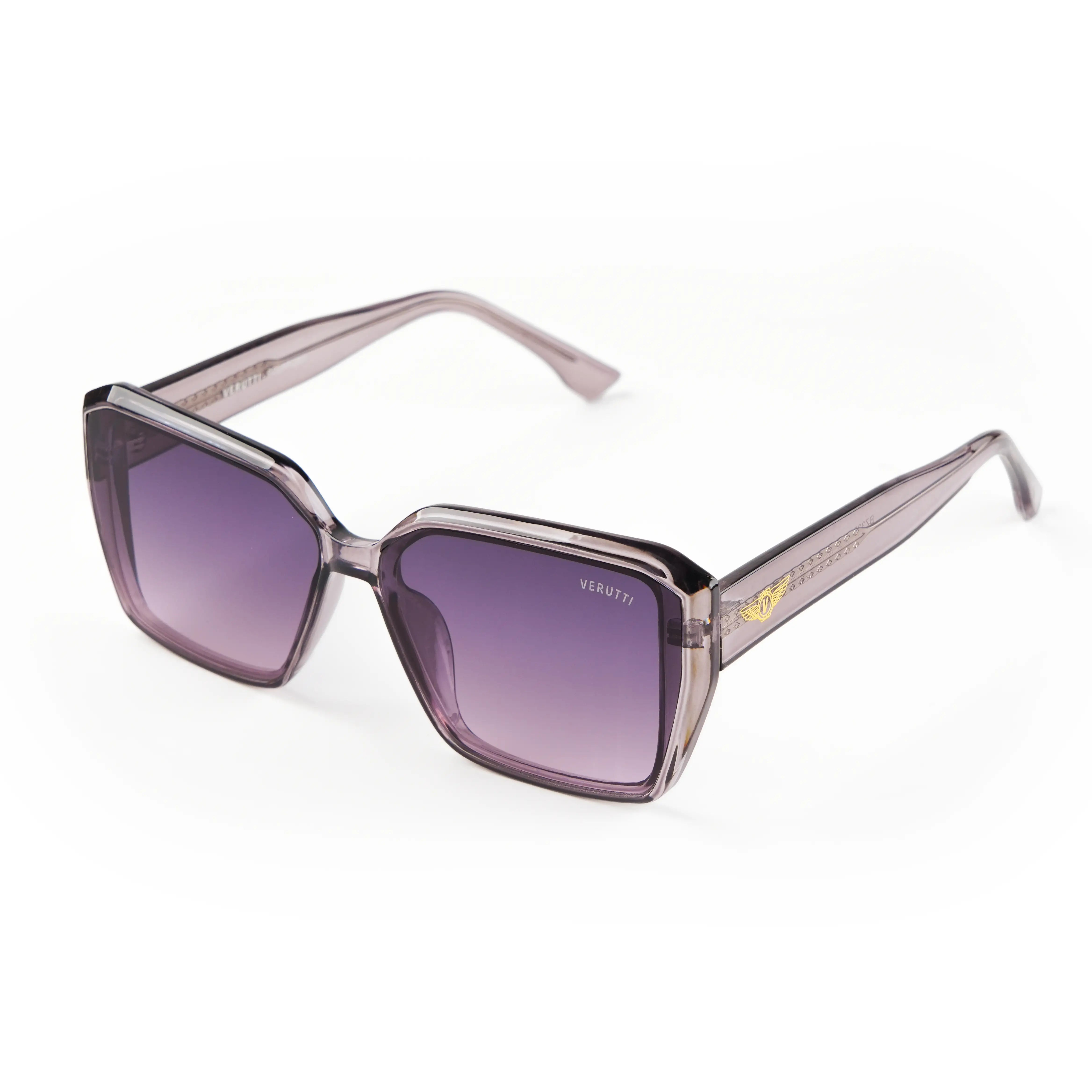 Women’s Luxury Sunglasses Verutti BZ3255-C2 – Acetate Frame, Purple Lenses