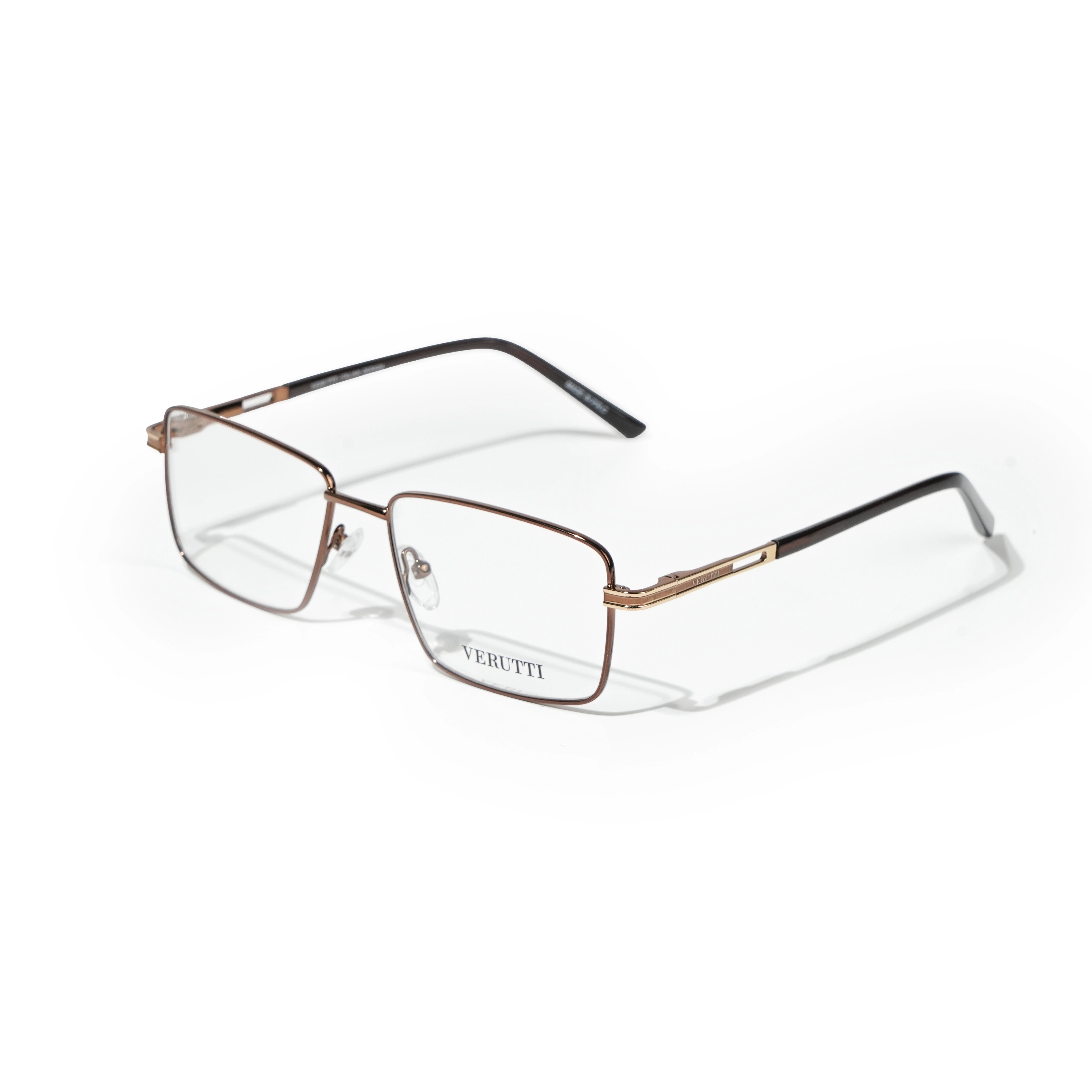 Brown optical frame by Italian Brand Verutti, Model 1949