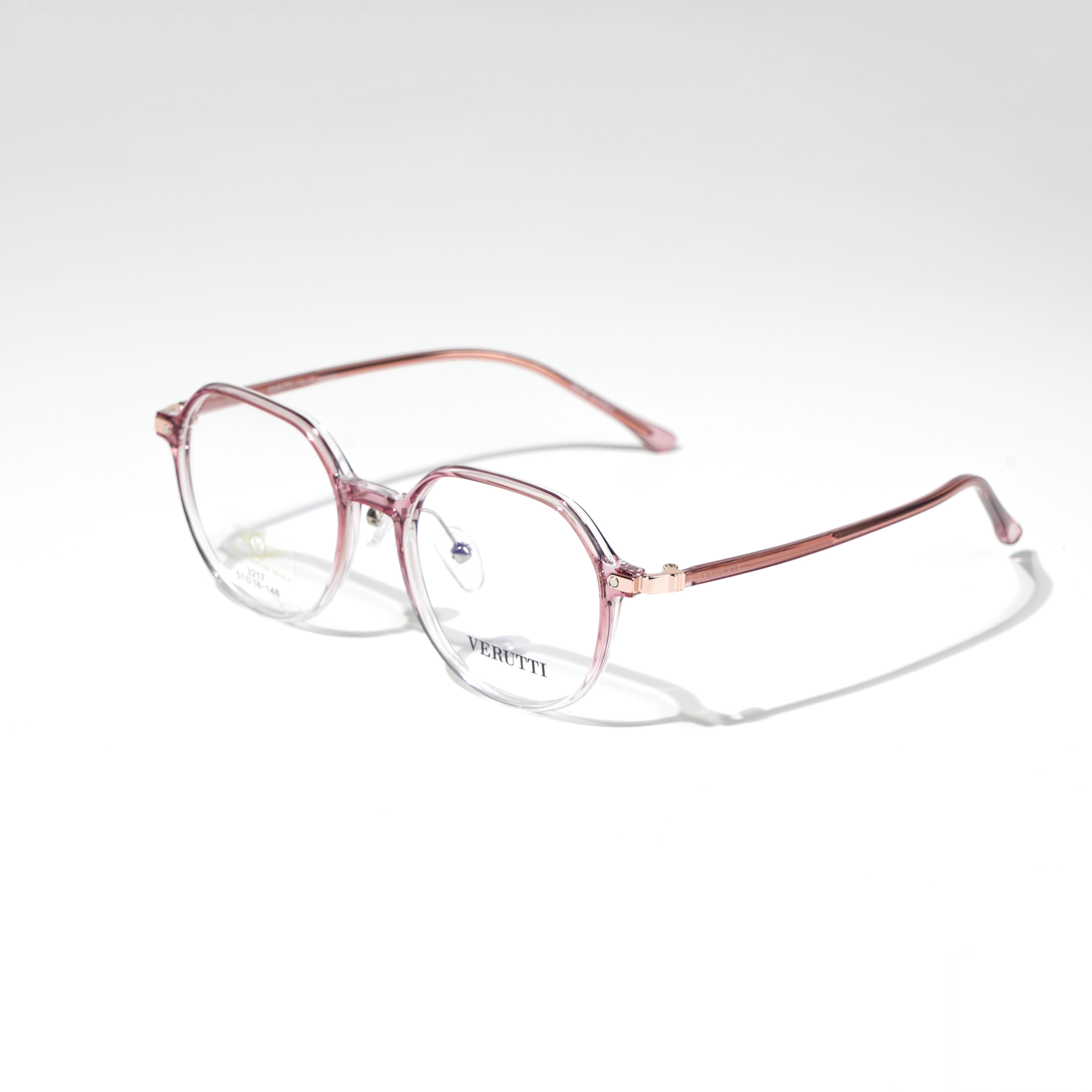 Rosegold optical frame by Italian Brand Verutti, Model 3217