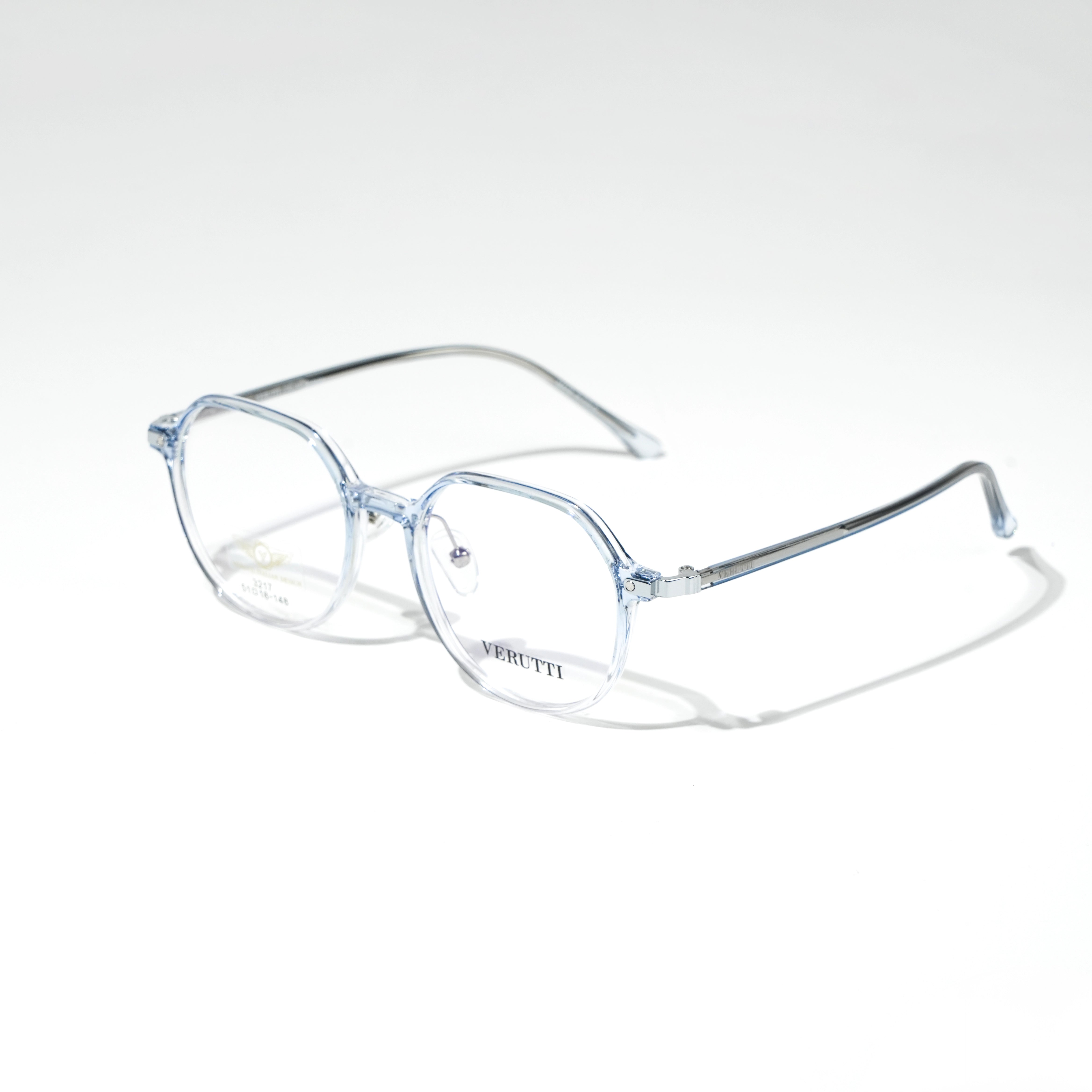 Blue optical frame by Italian Brand Verutti, Model 3217