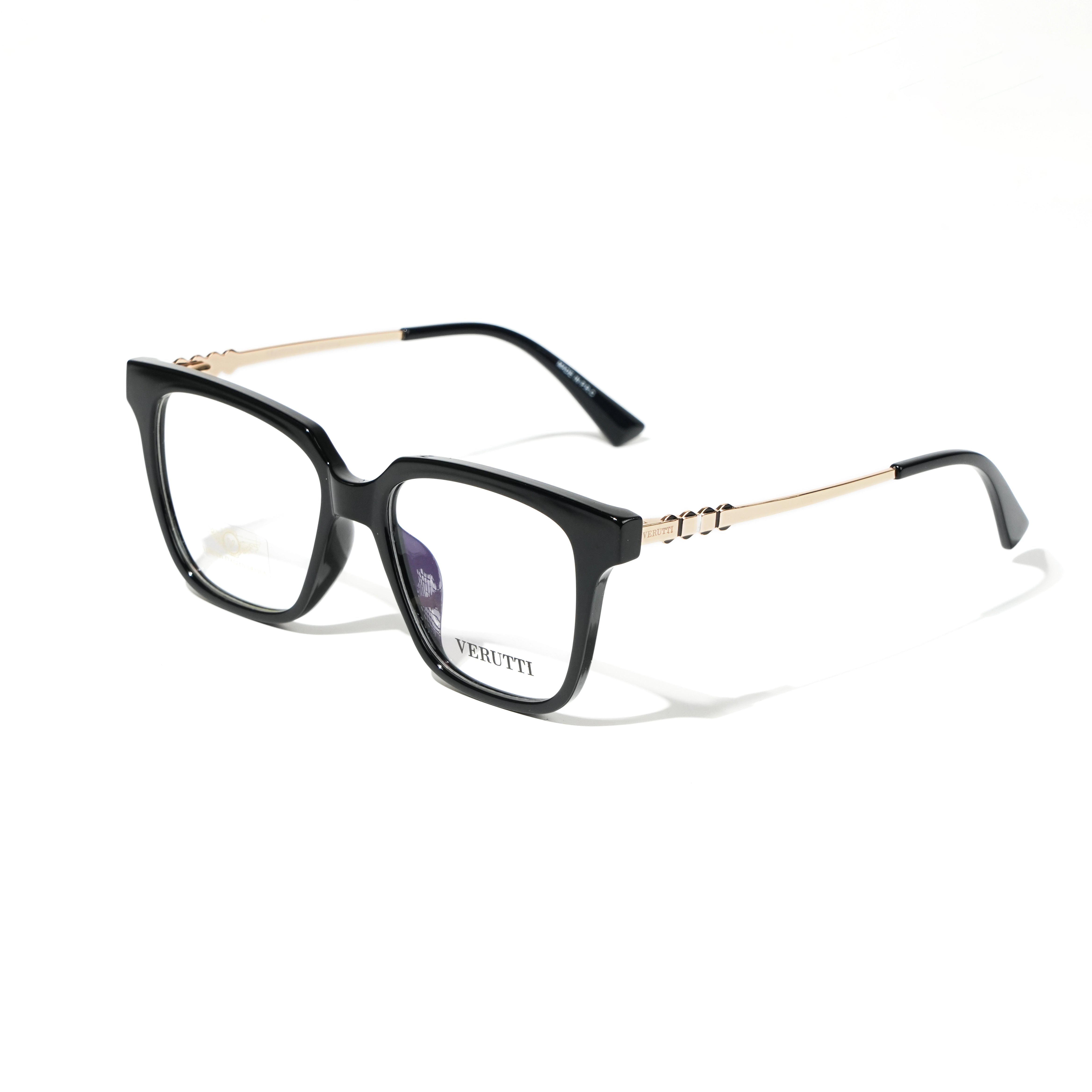 Black optical frame by Italian Brand Verutti, Model 7130