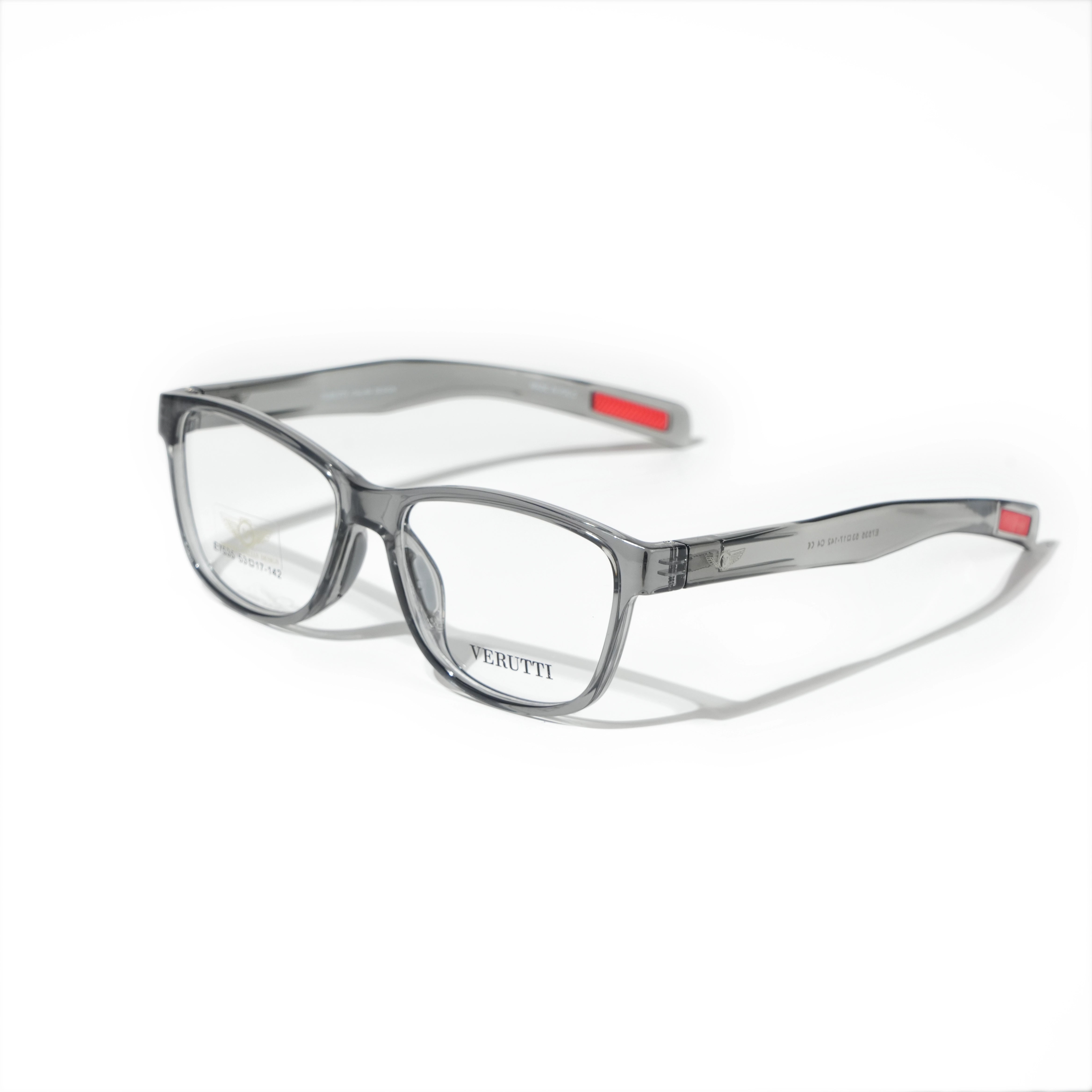 Gray optical frame by Italian Brand Verutti, Model E7535