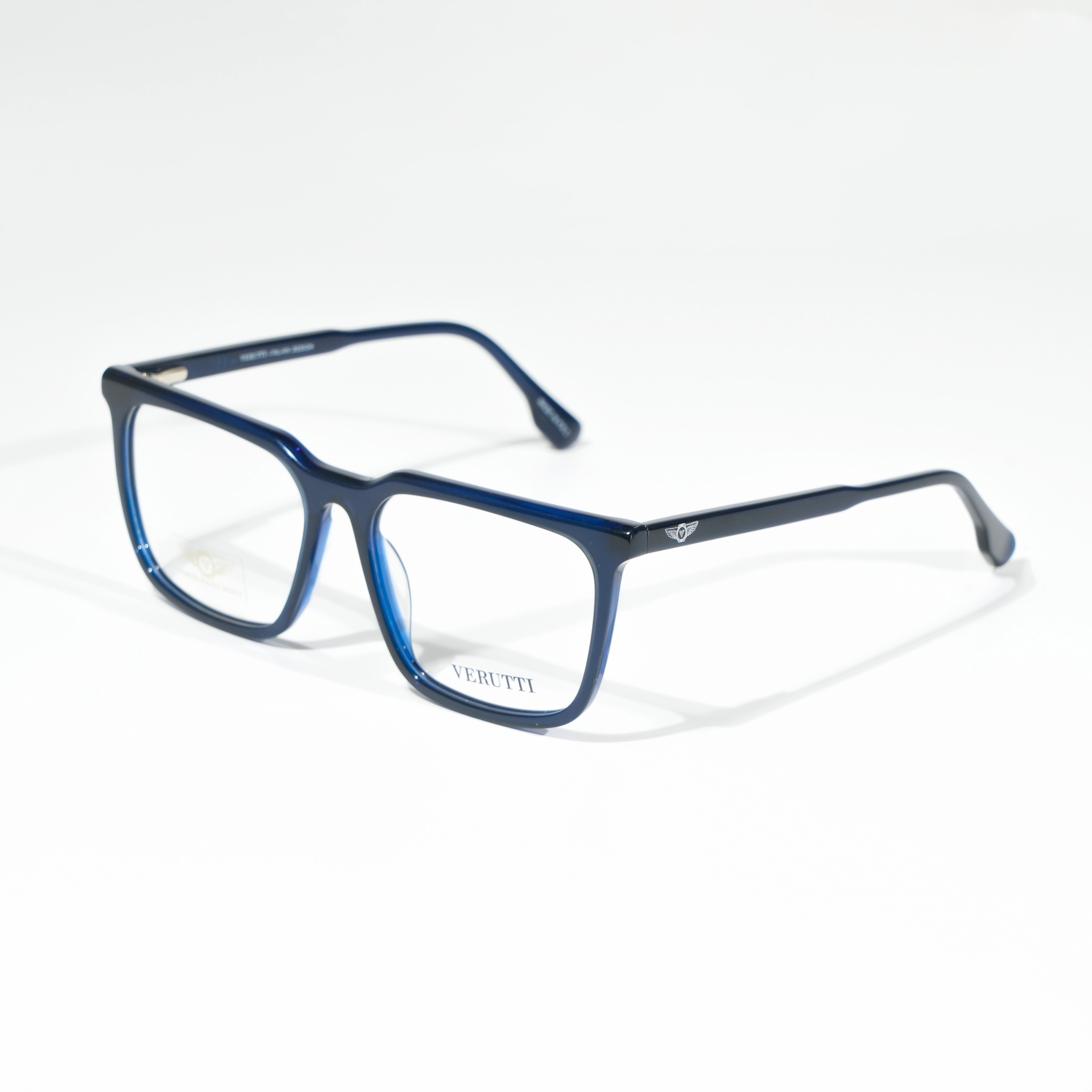 BlUE optical frame by Italian Brand Verutti, Model RDA10021