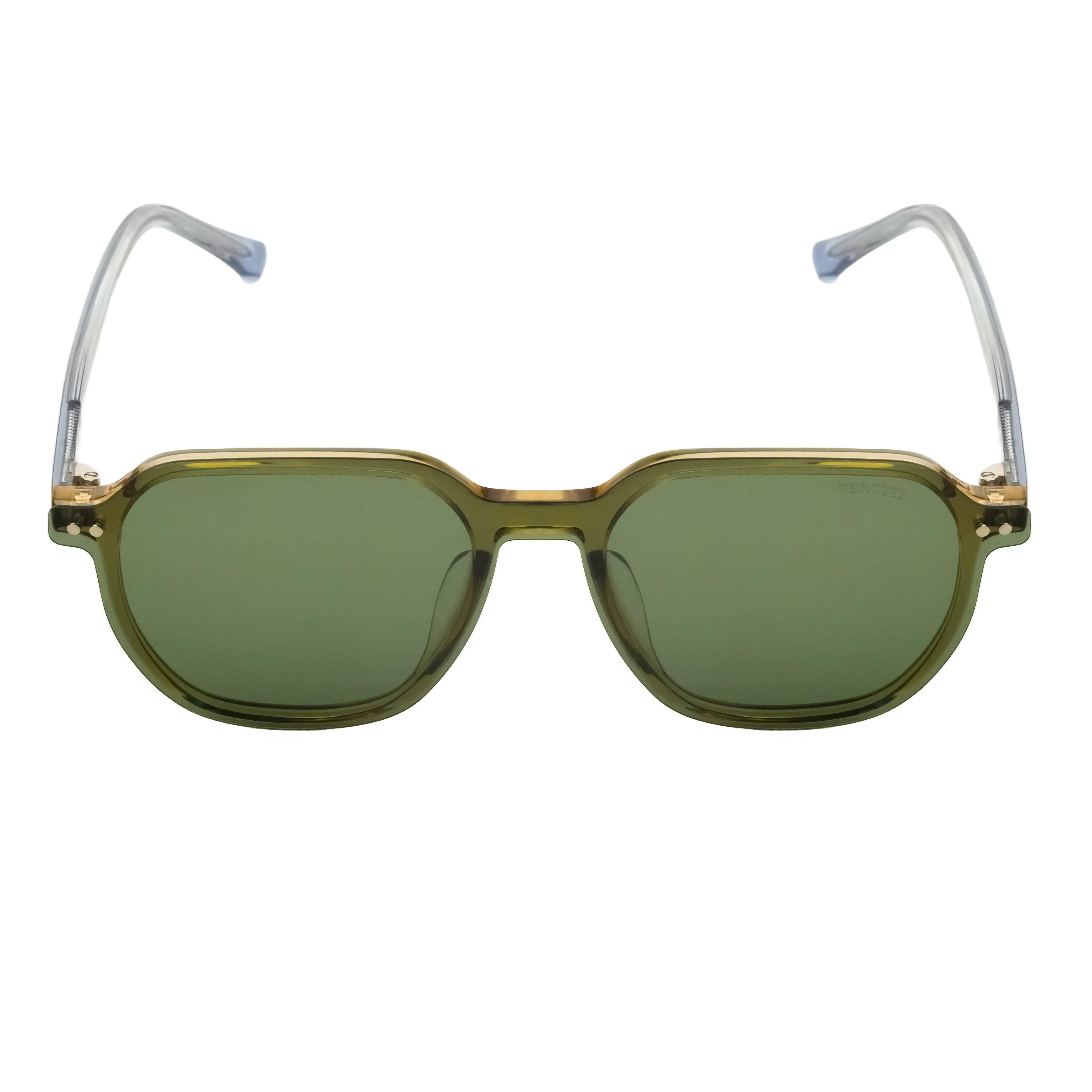 Men's Sunglasses with transparent Frame by Italian Brand Verutti, Model AST6400