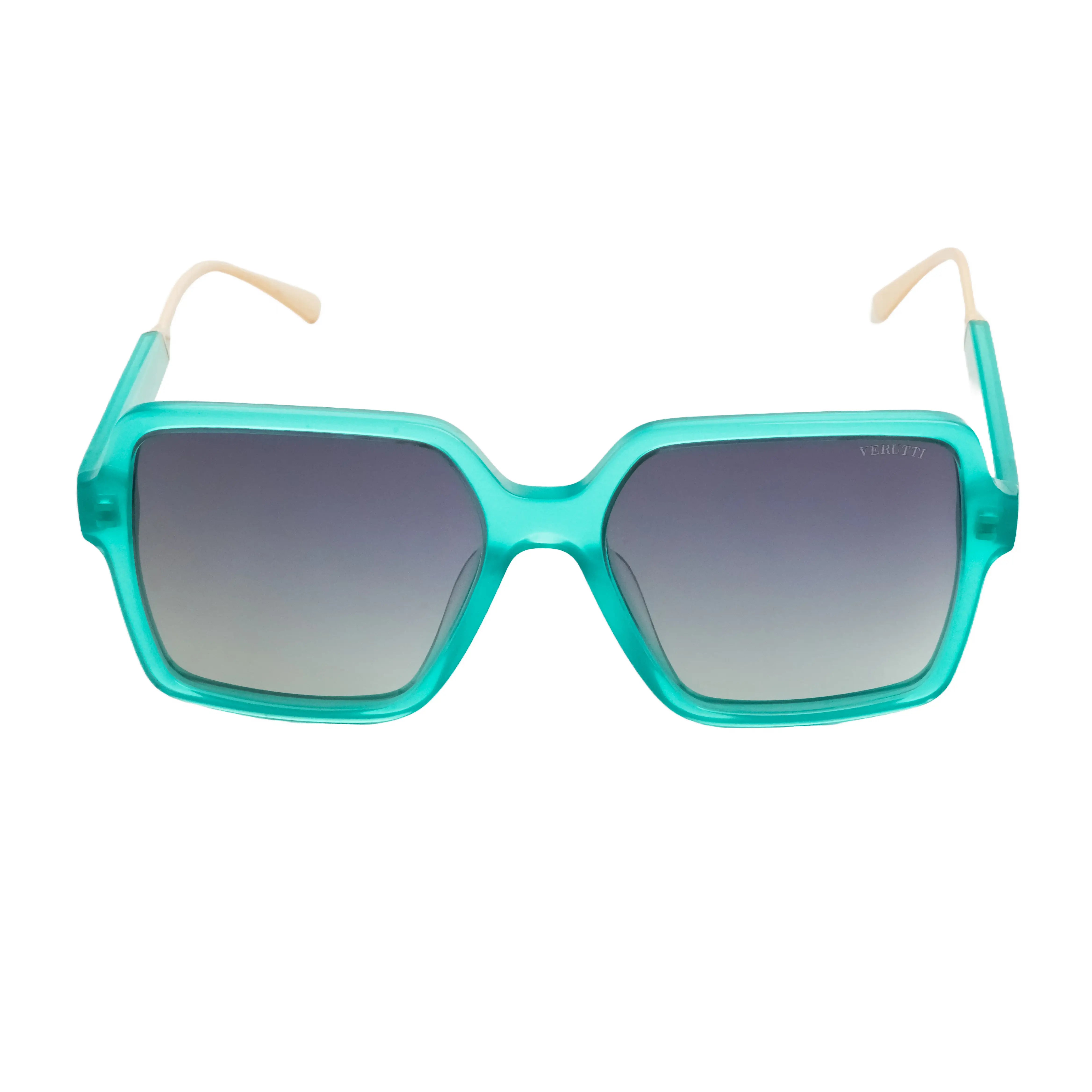 Women's Sunglasses with turquoise Frame by Italian Brand Verutti, Model AT8431