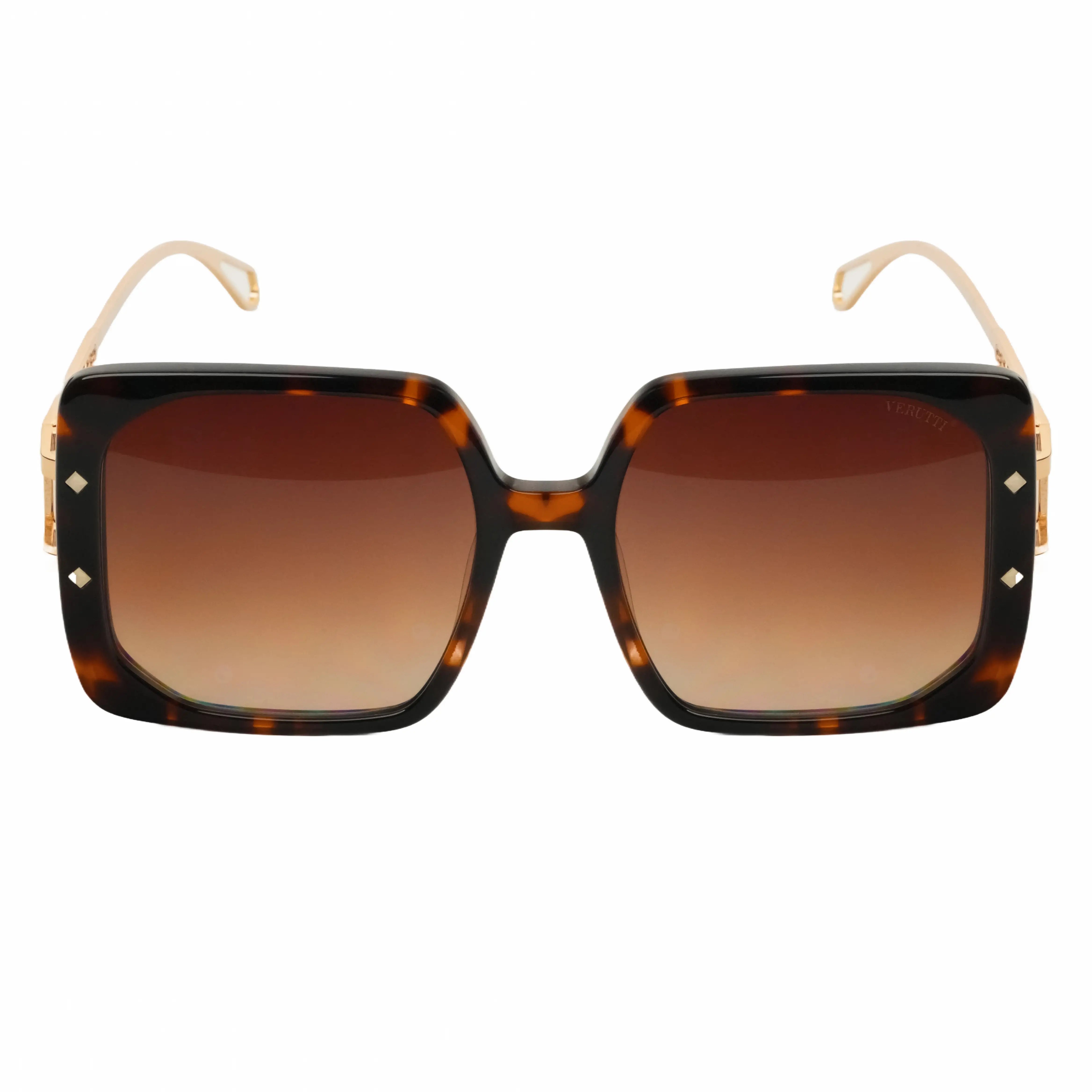 Women's Sunglasses with gold Frame by Italian Brand Verutti, Model AT8604
