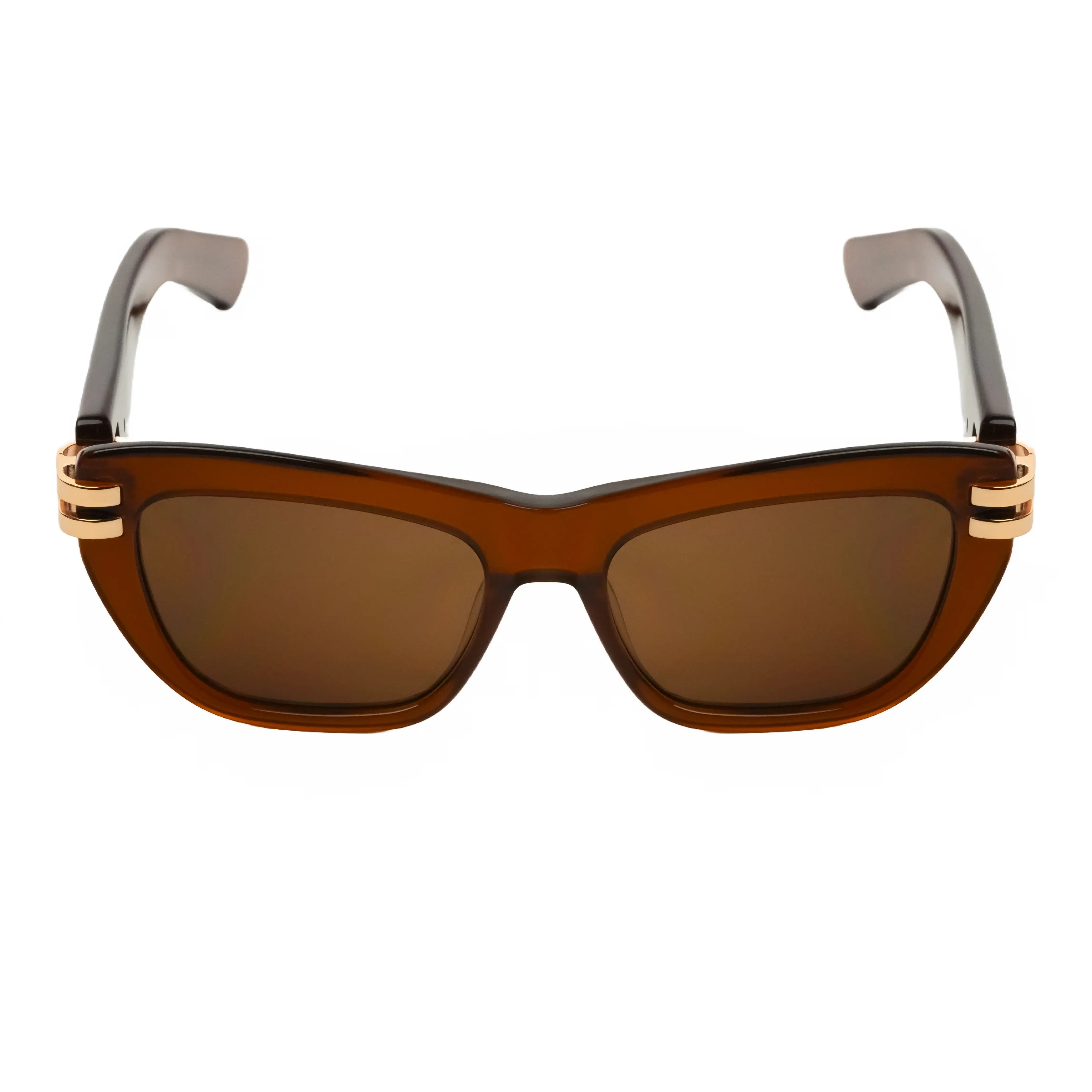 Women's Sunglasses with brown Frame by Italian Brand Verutti, Model AT8854