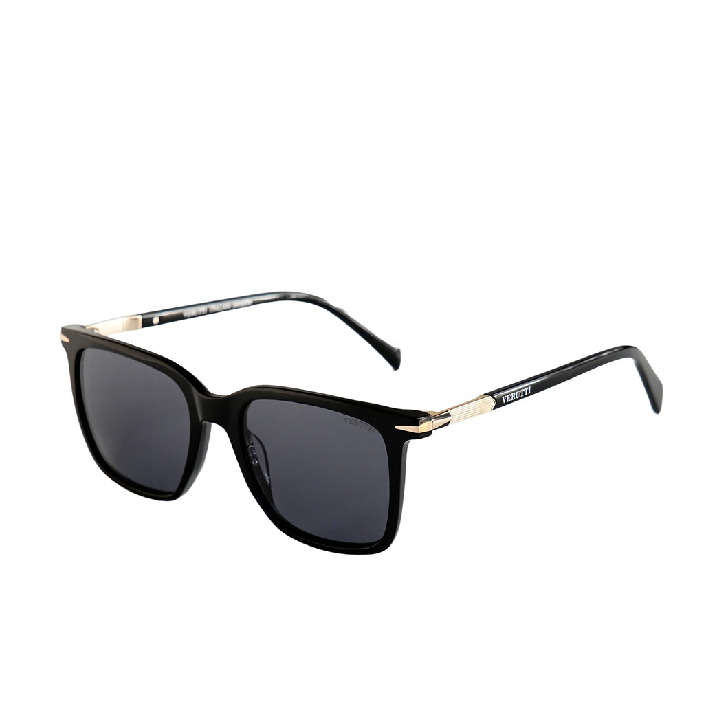 Luxury Unisex Sunglasses in Black Gold - Verutti AT8602-CO.01