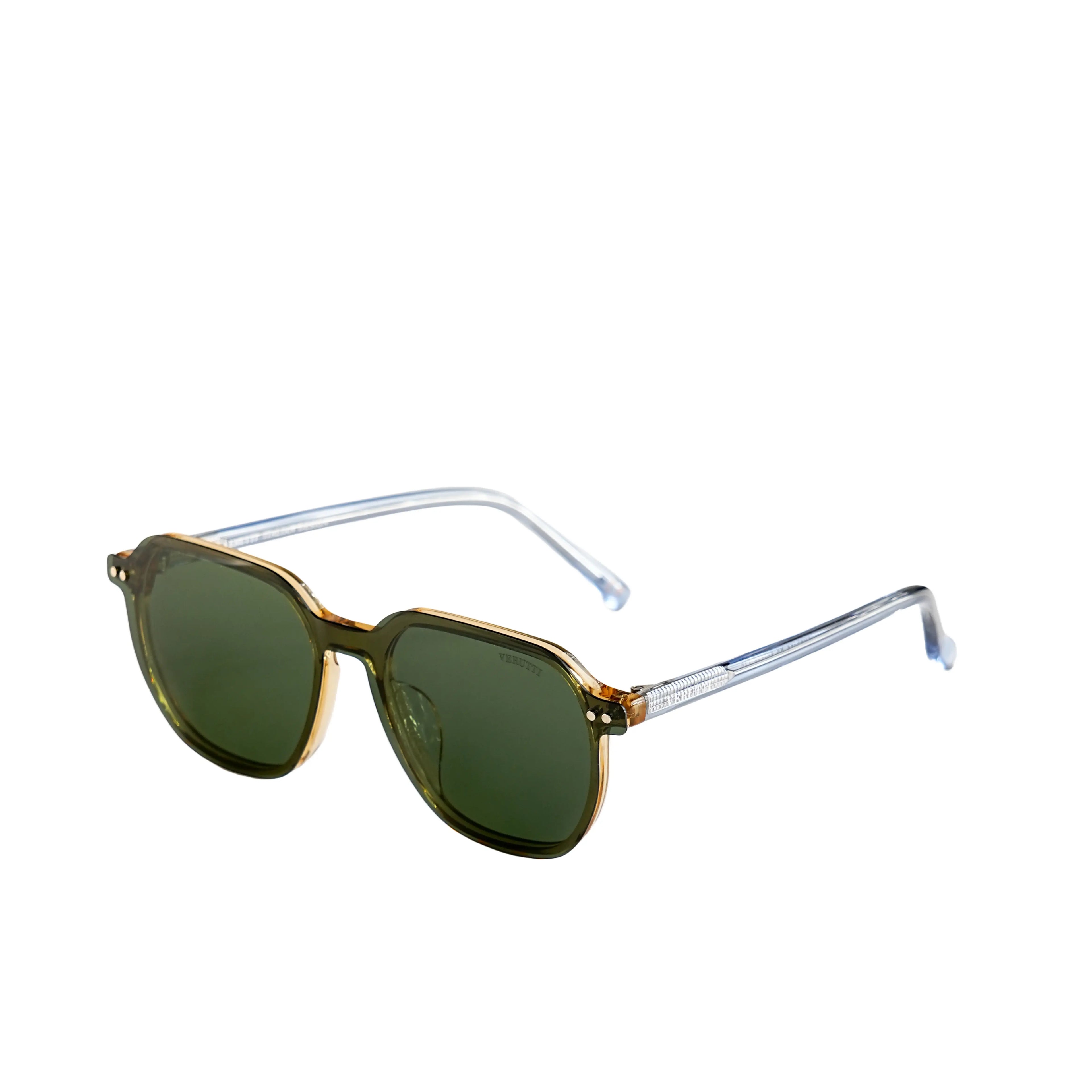 Menâ€™s Luxury Sunglasses Verutti AST6400-C3 â€“ Urban Olive Edition