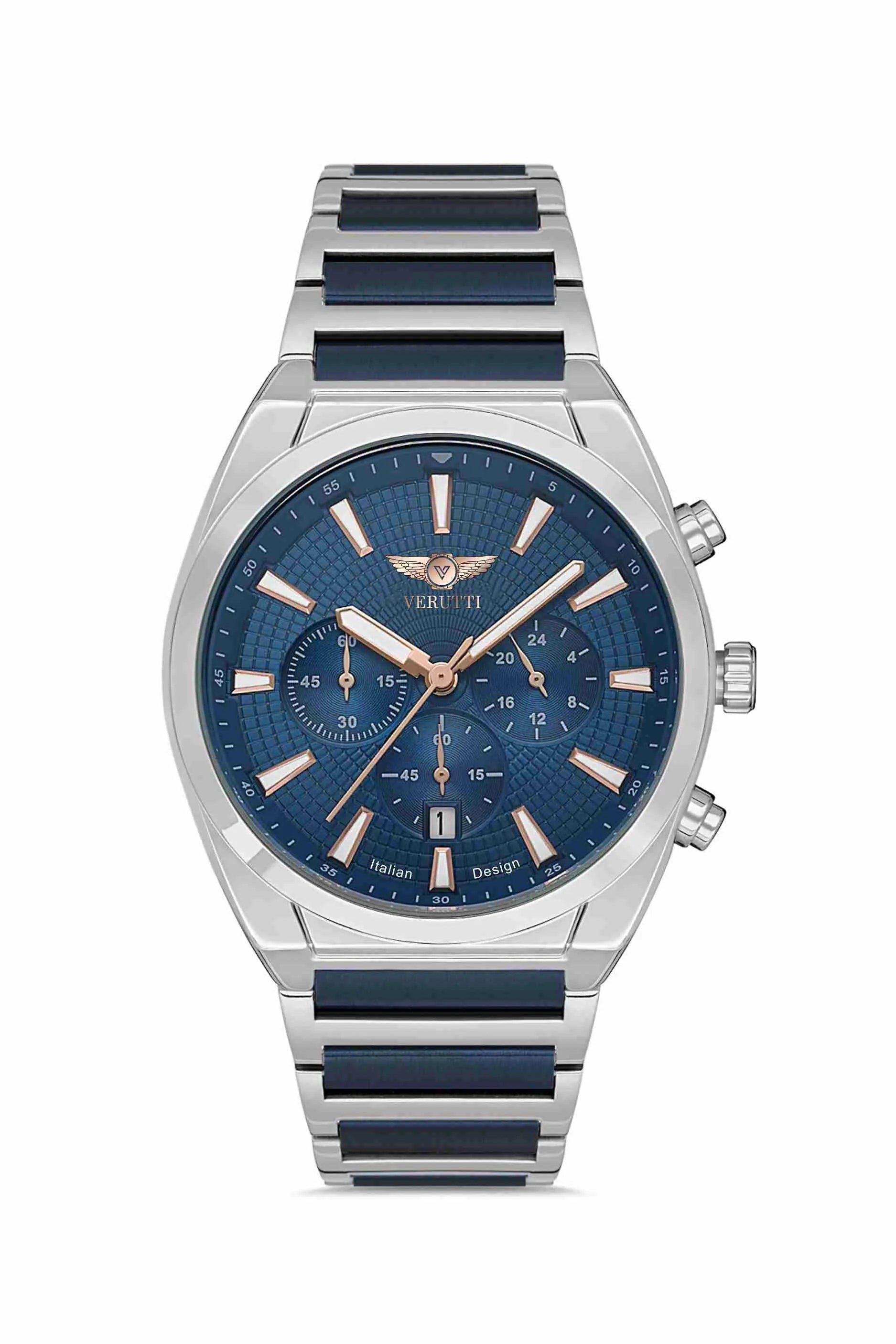 Men’s Luxury Watch – Verutti VR-1024-2  Navy Dial