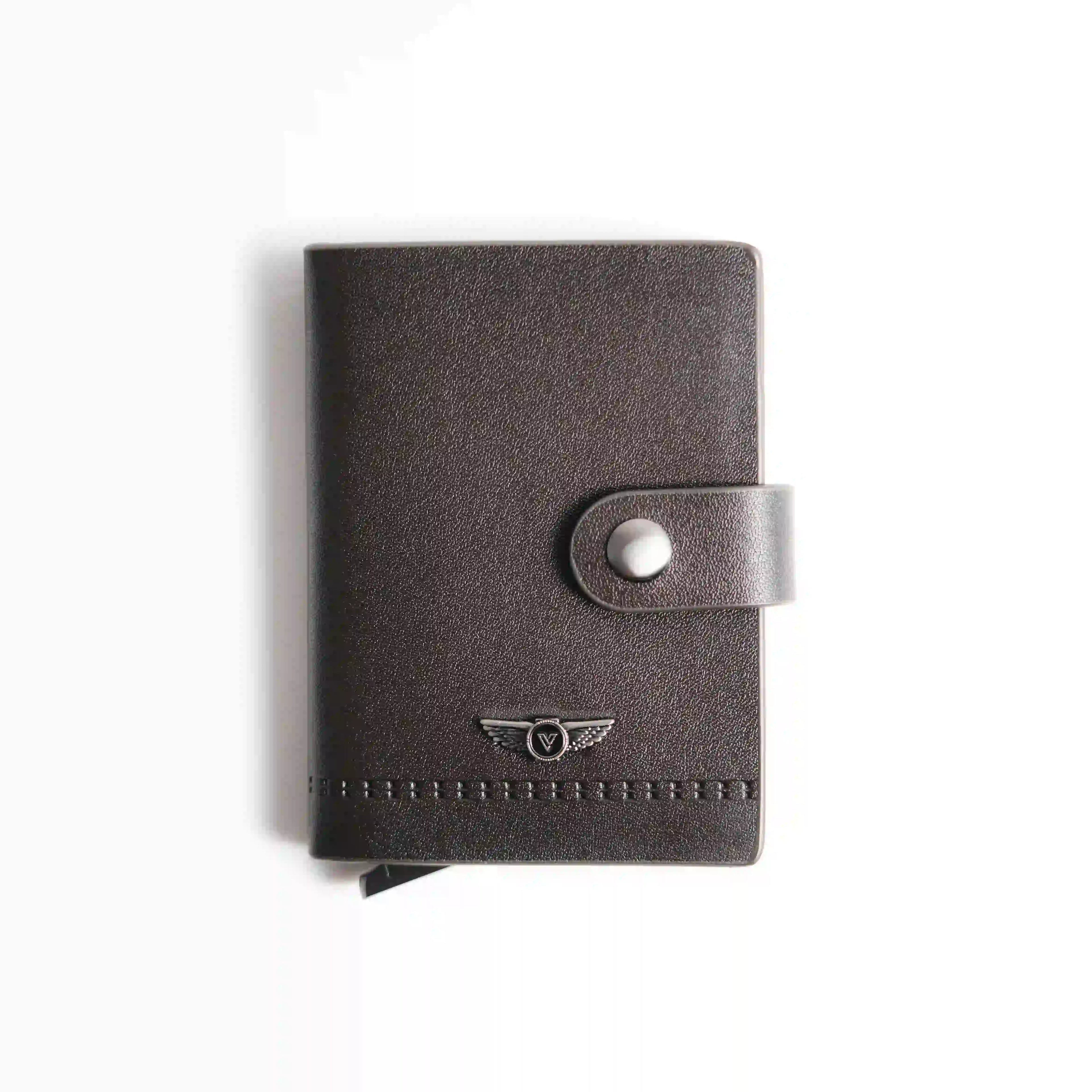 Verutti Men’s Leather Wallet in Brown Cowhide, Model VRW-1012-3