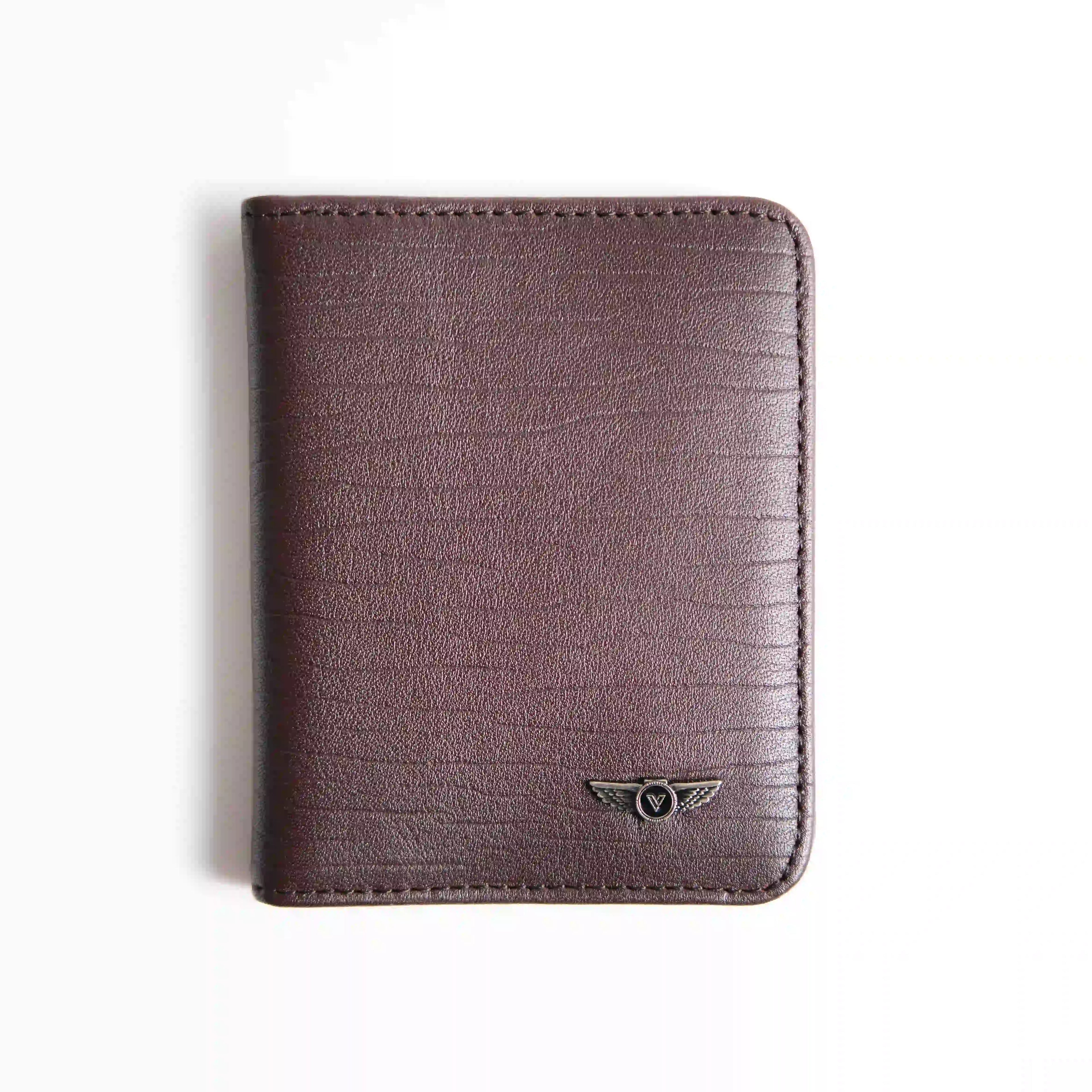 Verutti Men’s Leather Wallet in Brown Cowhide, Model VRW-5000-2