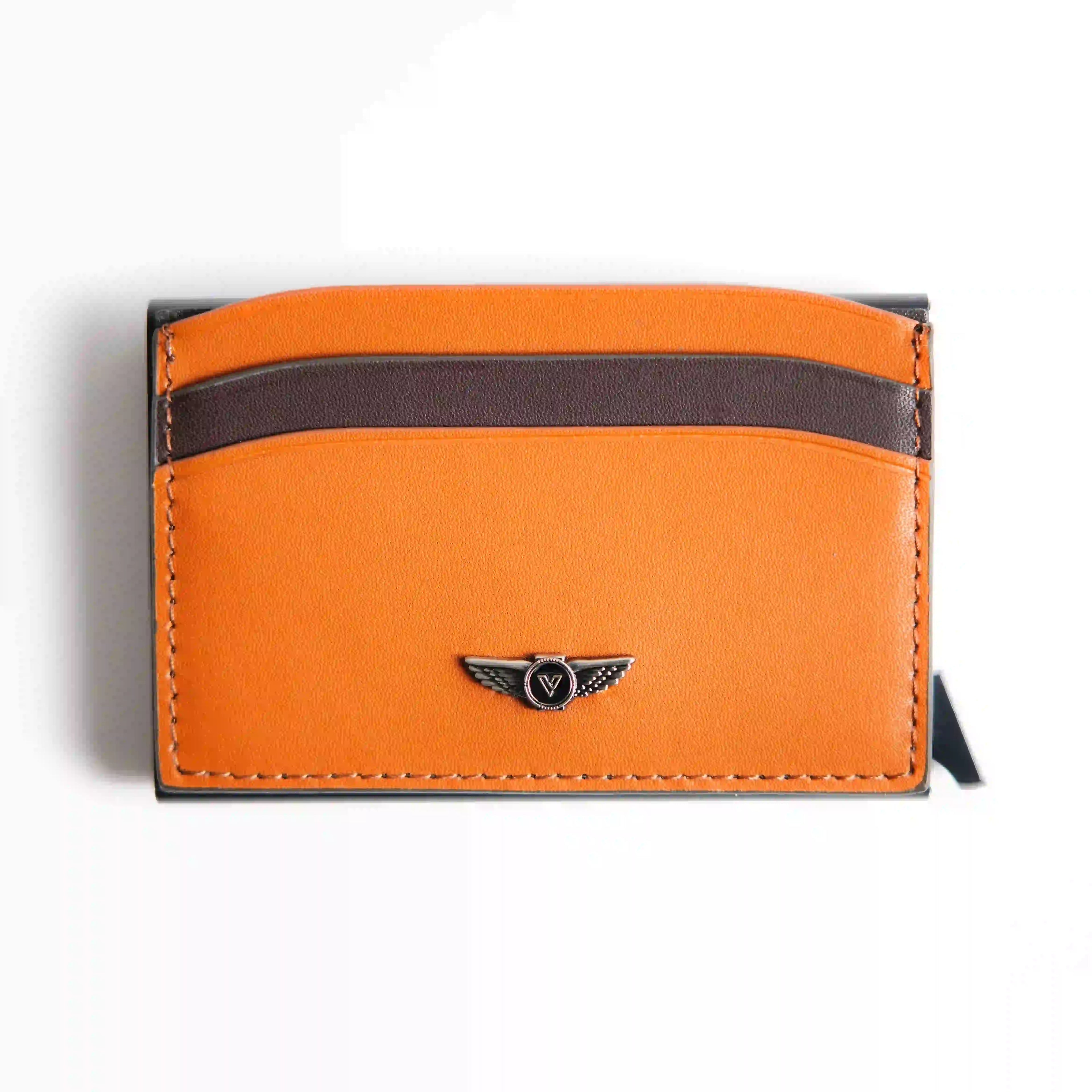 Verutti Men’s Leather Wallet in Honey Cowhide, Model VRW-1014-6