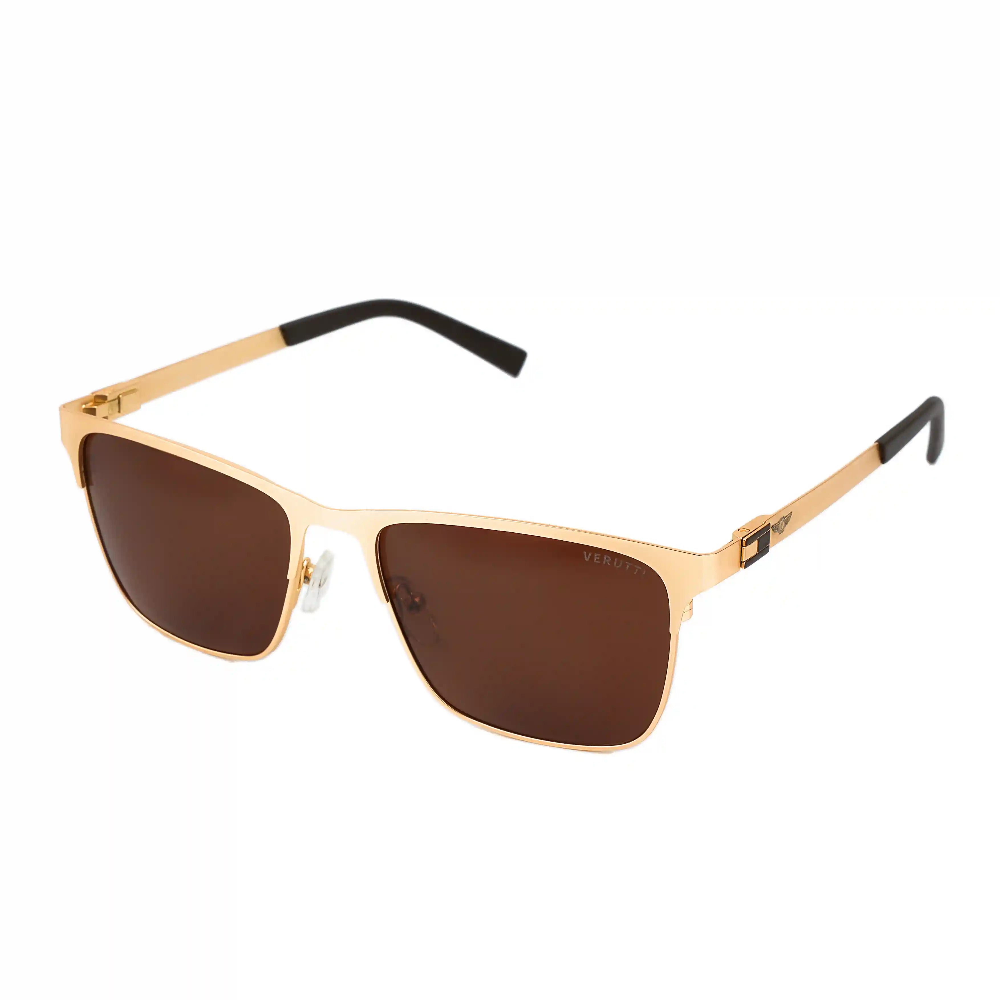 Men's Sunglasses with gold Frame by Italian Brand Verutti, Model 6247
