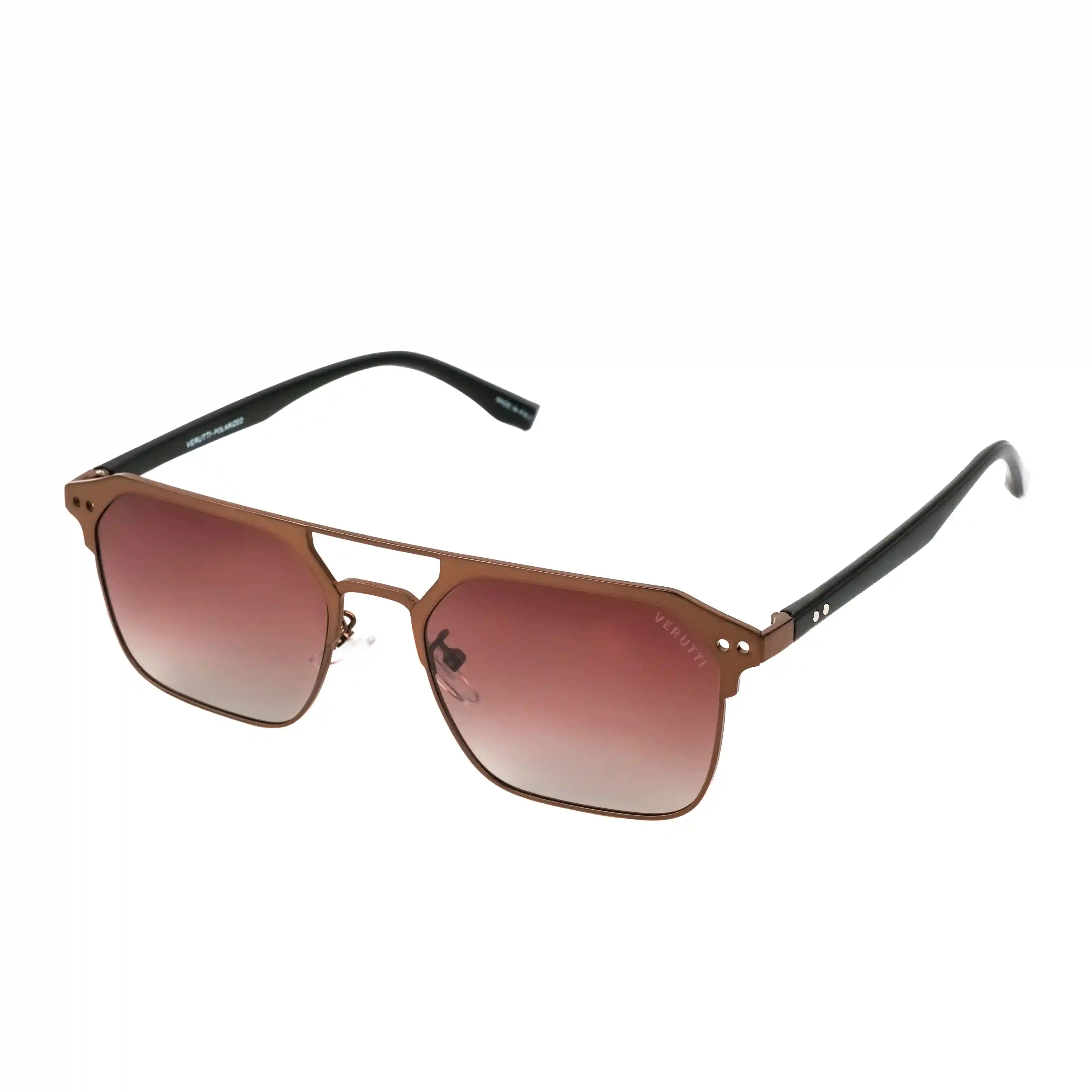 Men's Sunglasses with brown Frame by Italian Brand Verutti, Model brown
