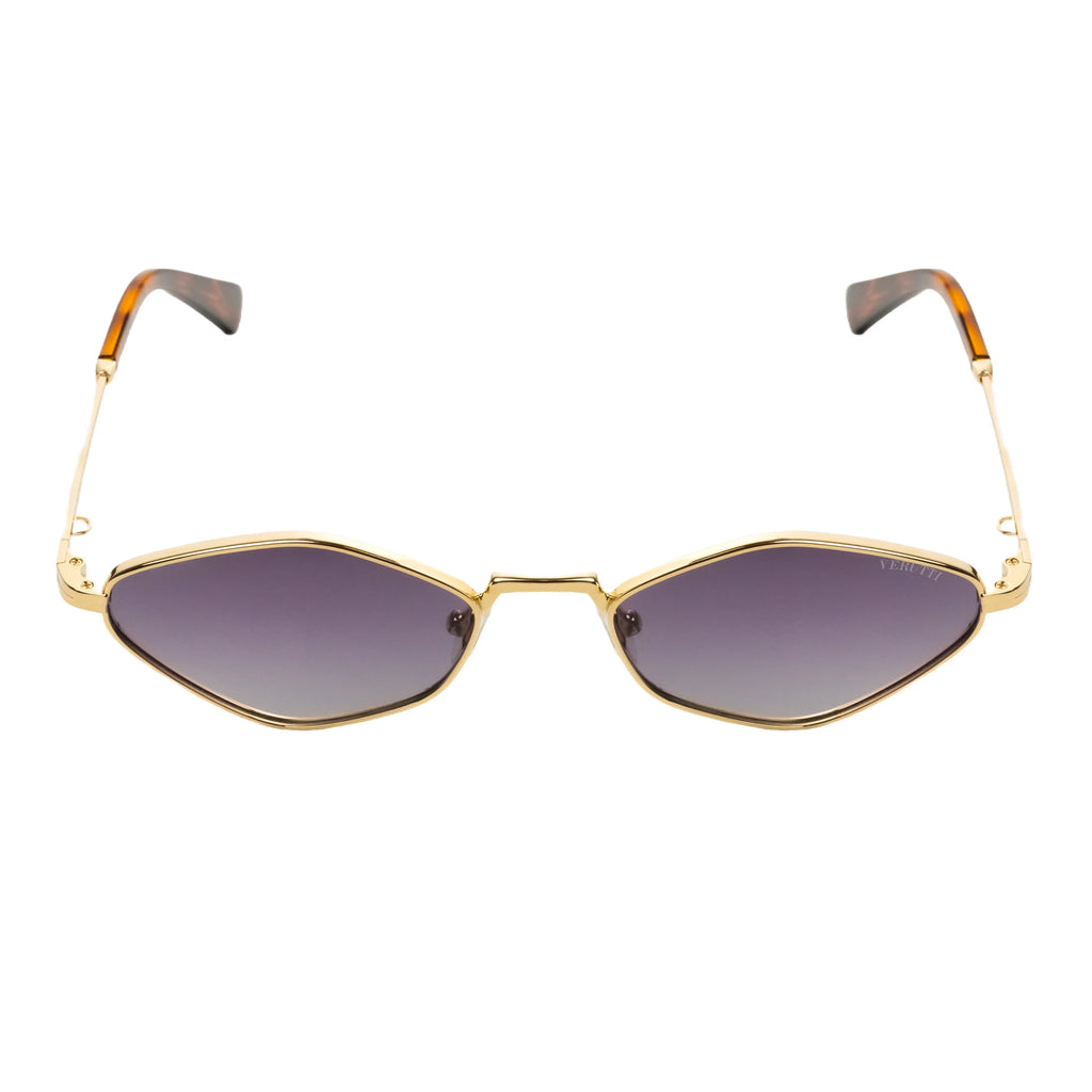 Women's Sunglasses with tiger and gold Frame by Italian Brand Verutti, Model AK17248
