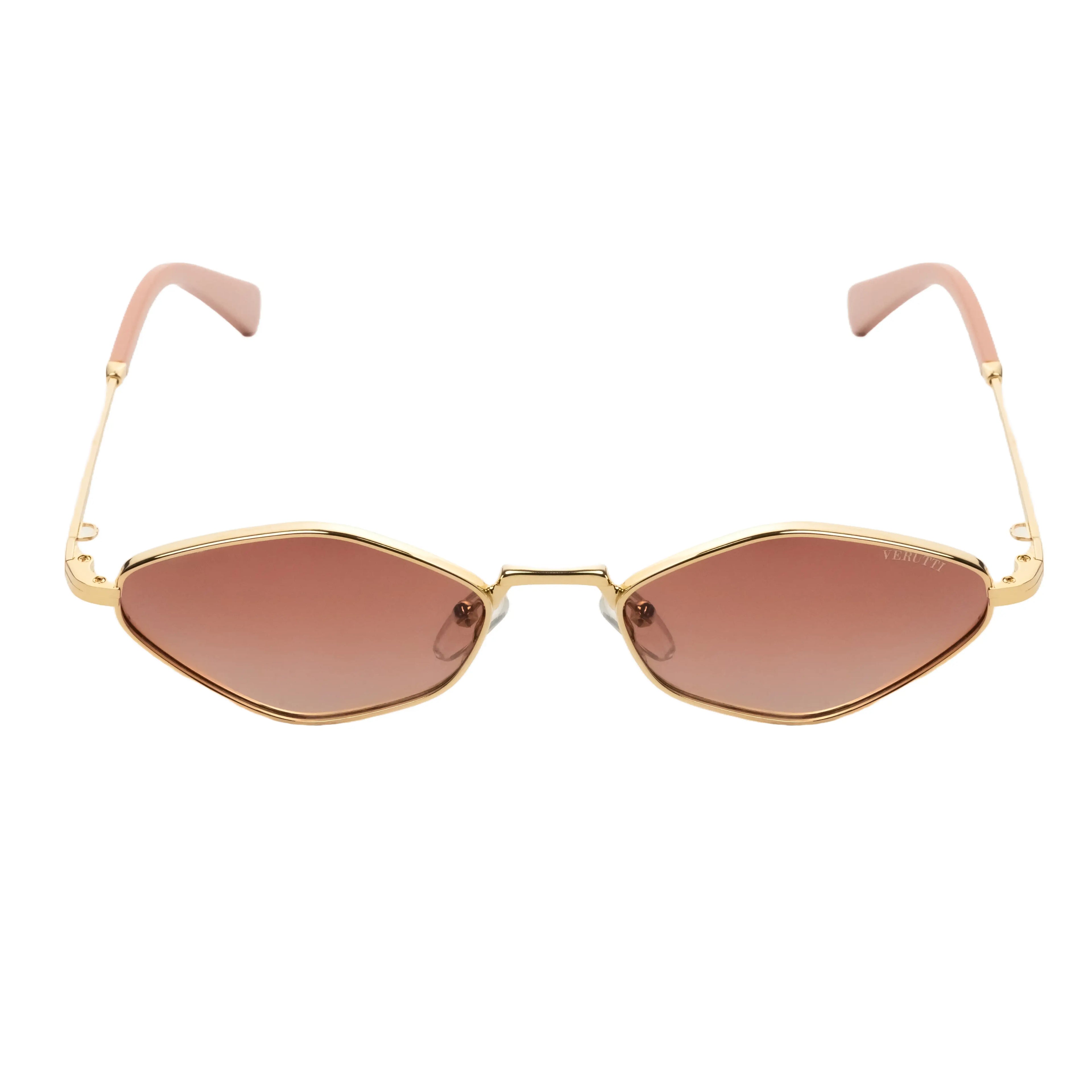 Women's Sunglasses with sumo and gold Frame by Italian Brand Verutti, Model AK17248
