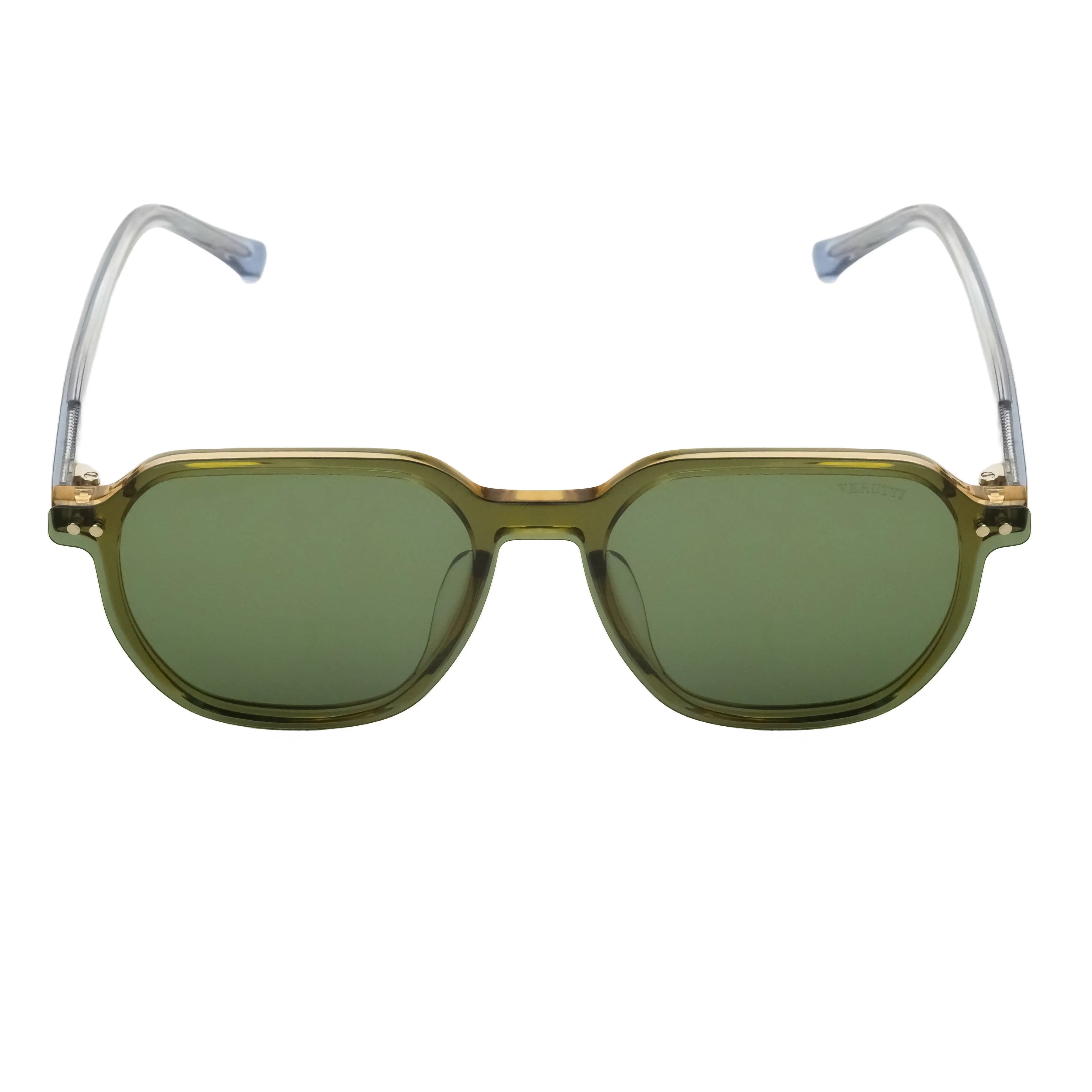 Men's Sunglasses with transparent Frame by Italian Brand Verutti, Model AST6400
