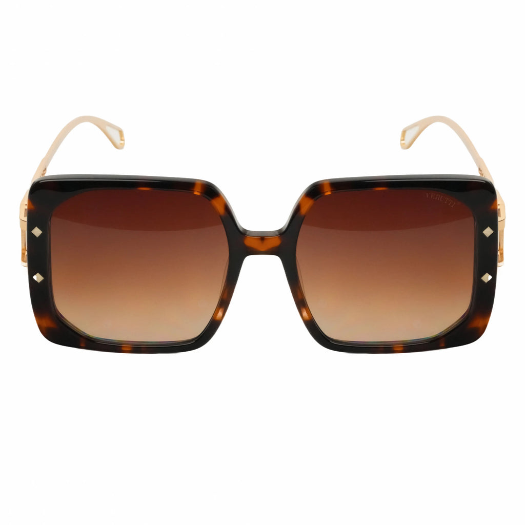 Women's Sunglasses with gold Frame by Italian Brand Verutti, Model AT8604
