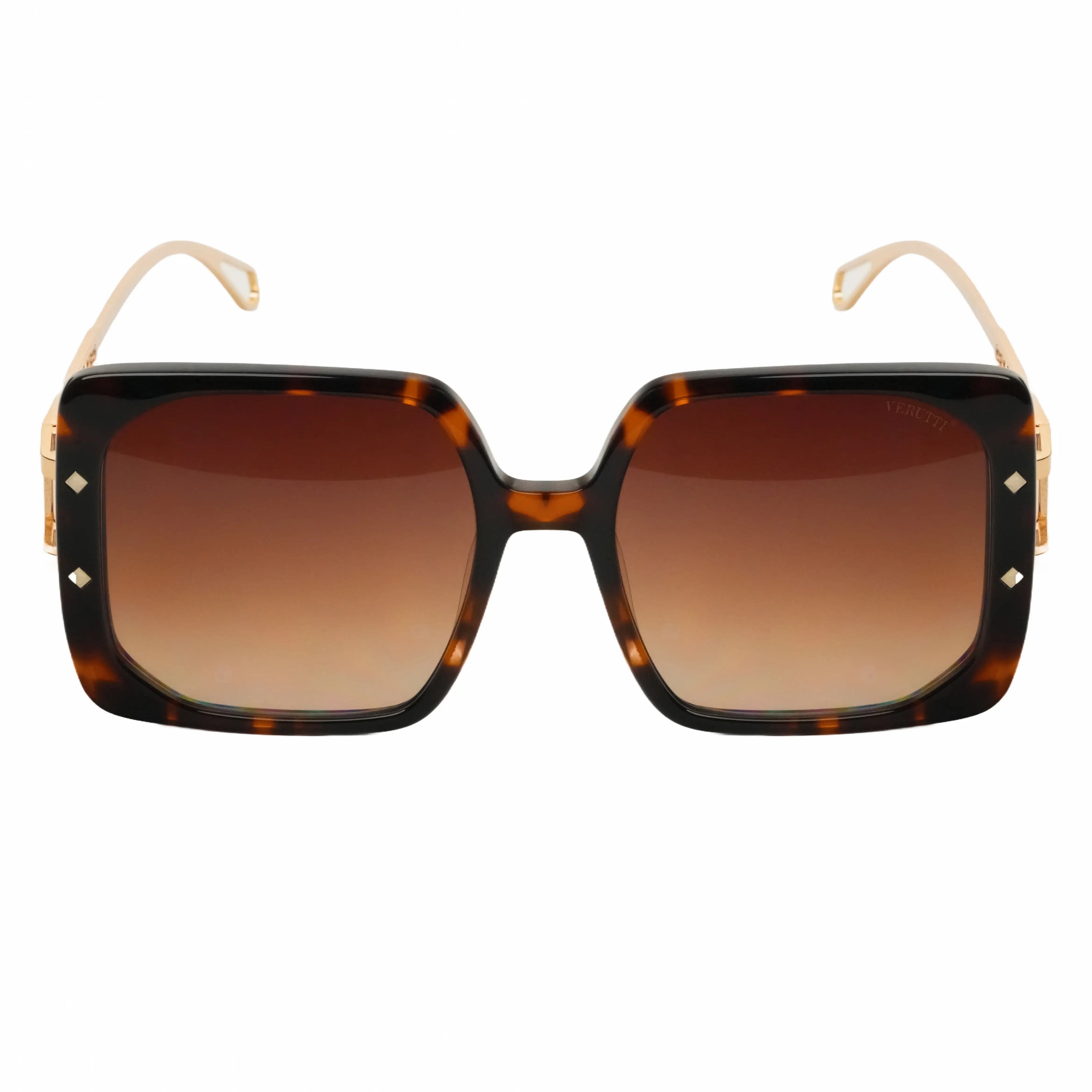Women's Sunglasses with gold Frame by Italian Brand Verutti, Model AT8604
