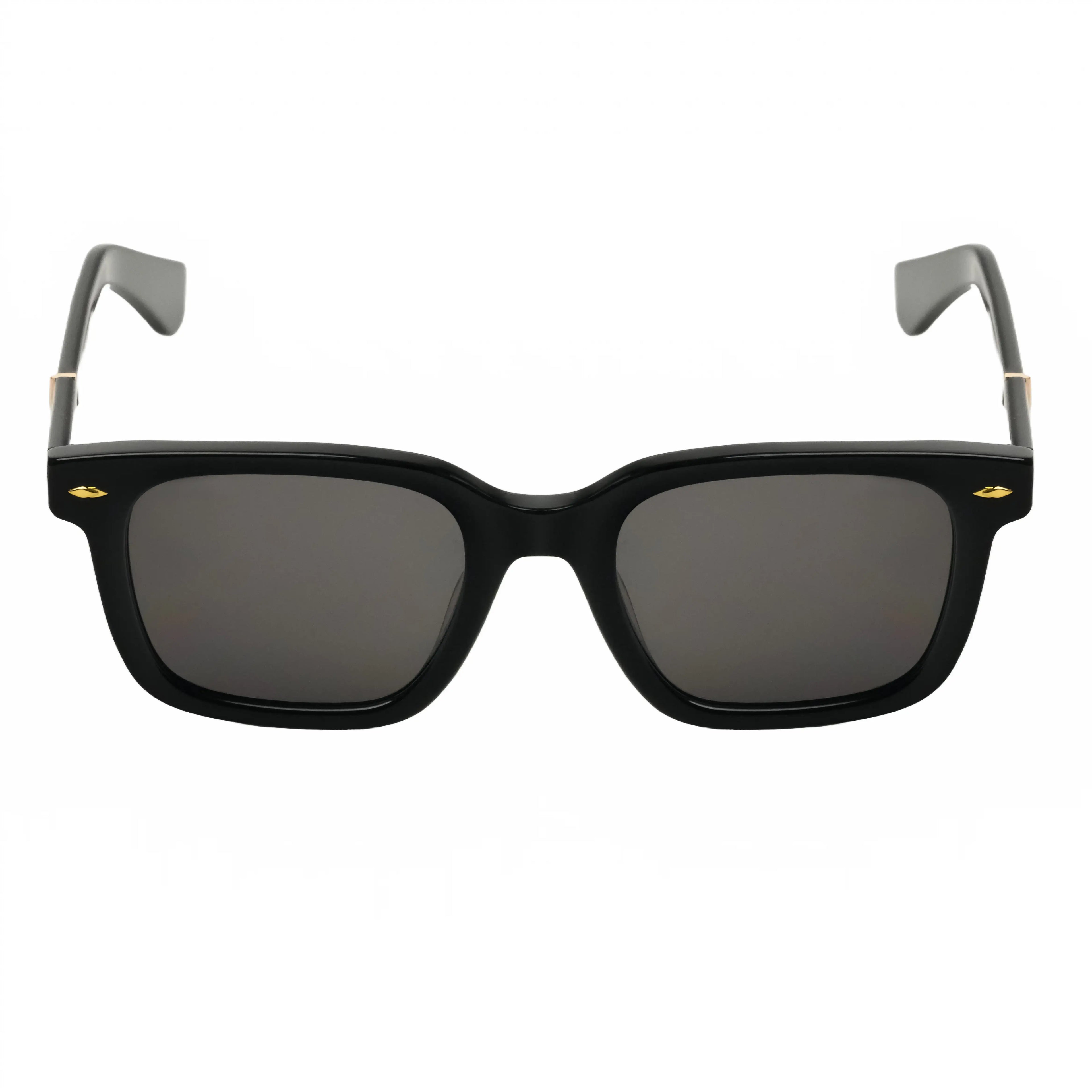 Men's Sunglasses with gold and black Frame by Italian Brand Verutti, Model AT8833
