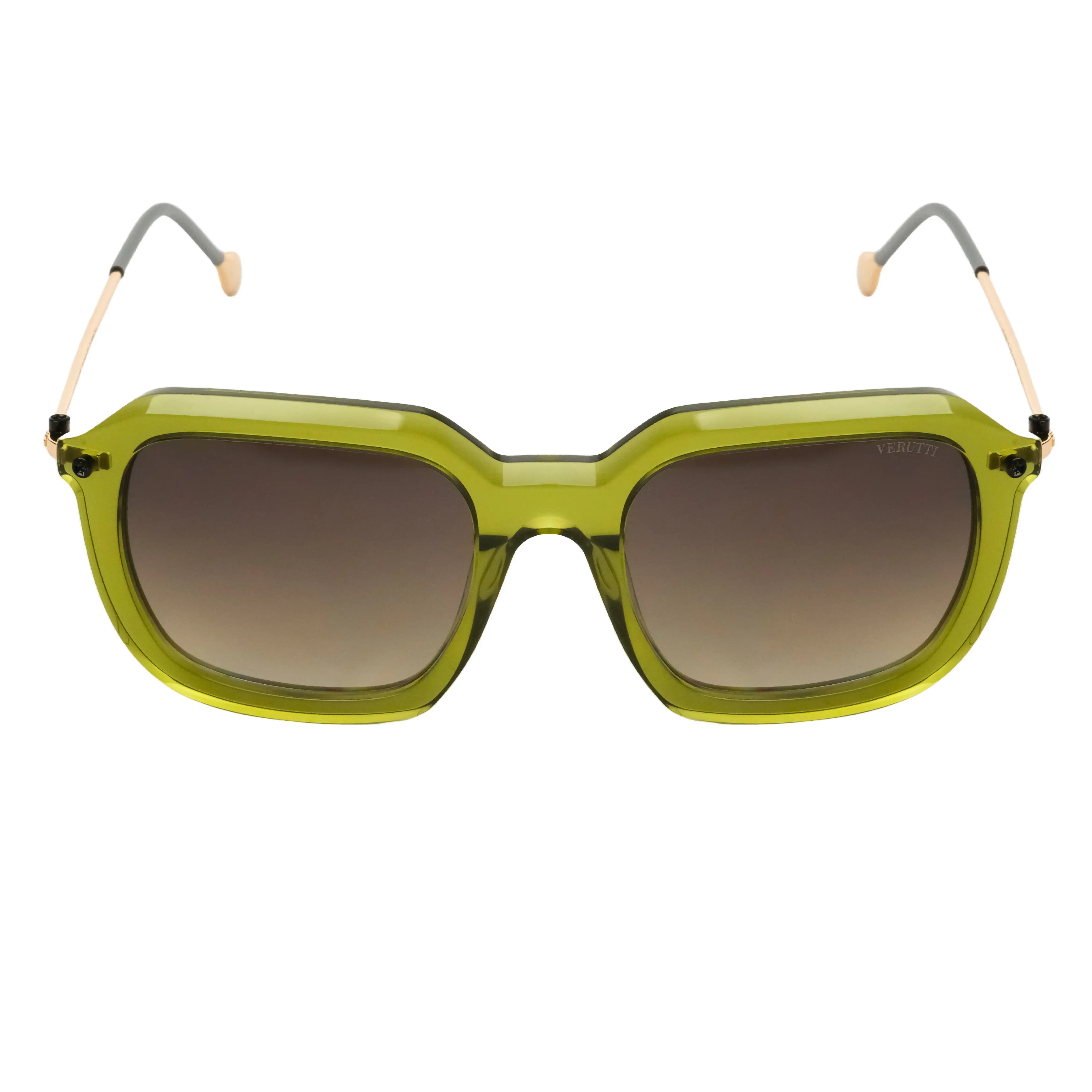 Women's Sunglasses with green Frame by Italian Brand Verutti, Model AT8850
