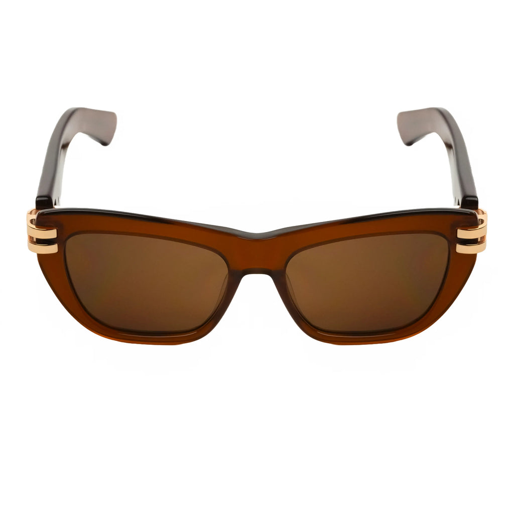 Women's Sunglasses with brown Frame by Italian Brand Verutti, Model AT8854
