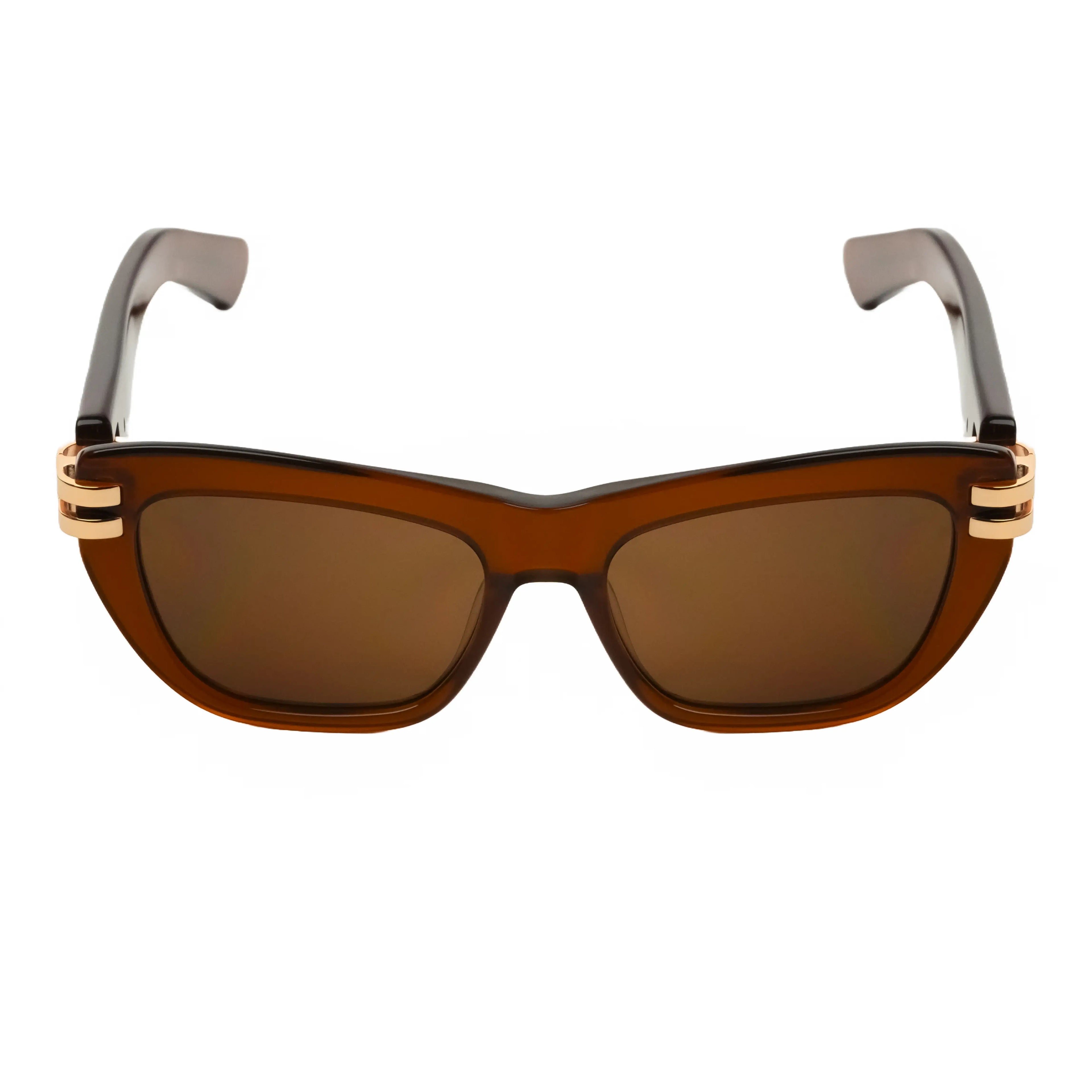 Women's Sunglasses with brown Frame by Italian Brand Verutti, Model AT8854
