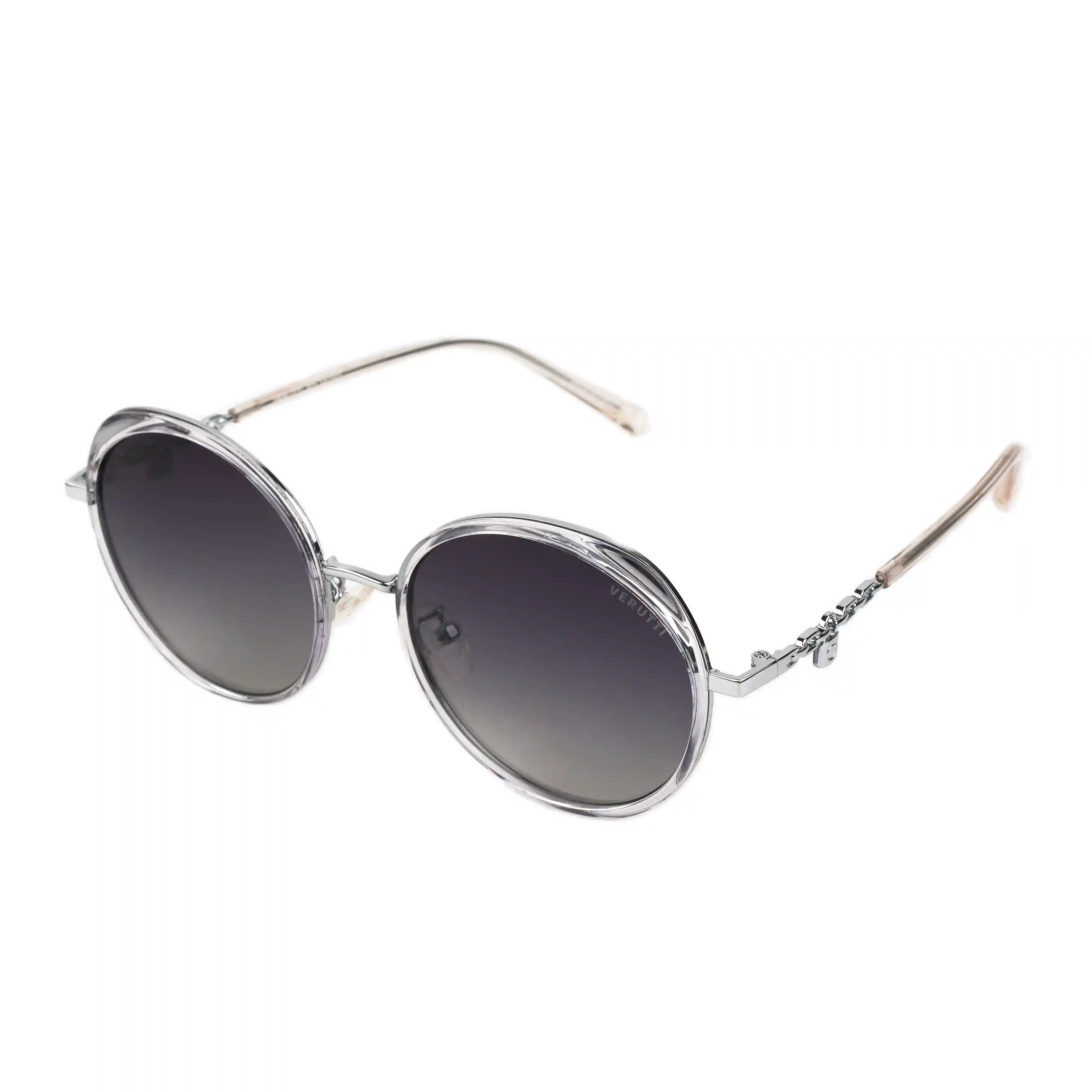 Women's Sunglasses with transparent Frame by Italian Brand Verutti, Model P28205
