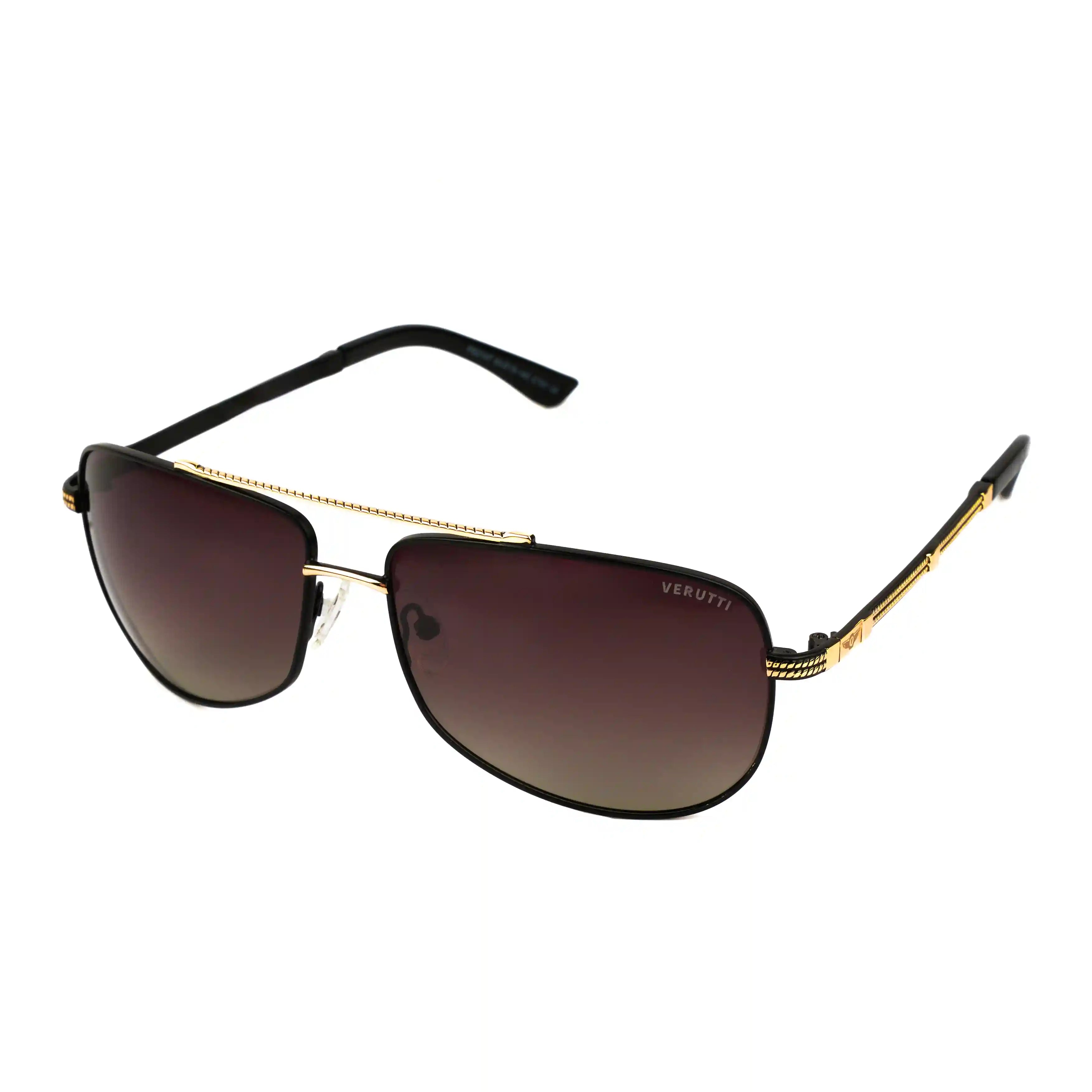 Men's Sunglasses with gold Frame by Italian Brand Verutti, Model PS2147
