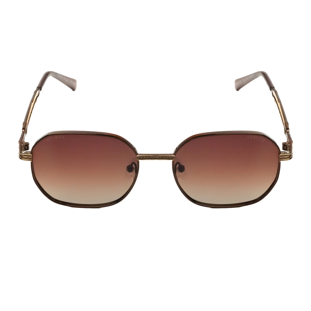 Men's Sunglasses with gold Frame by Italian Brand Verutti, Model PS33117
