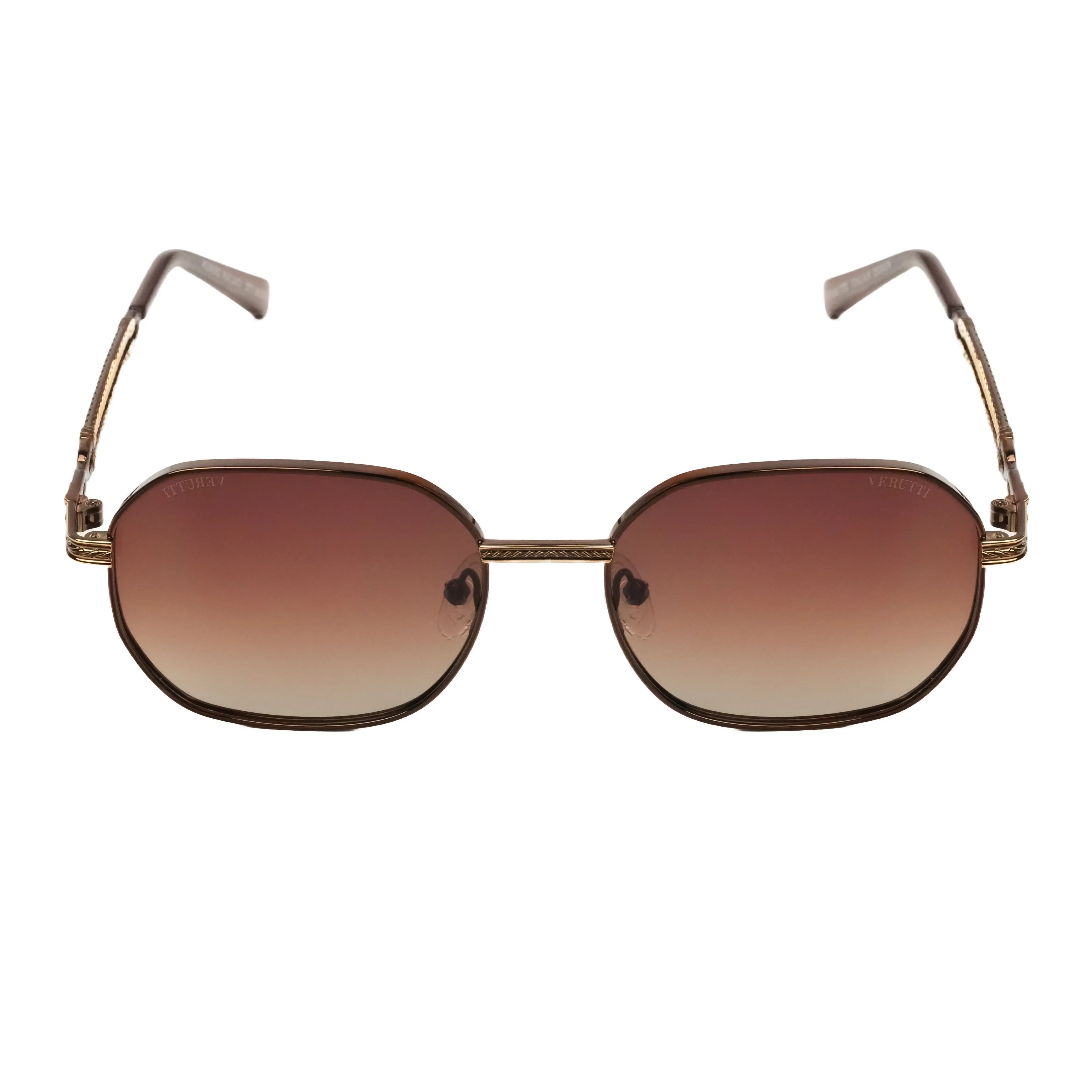 Men's Sunglasses with gold Frame by Italian Brand Verutti, Model PS33117
